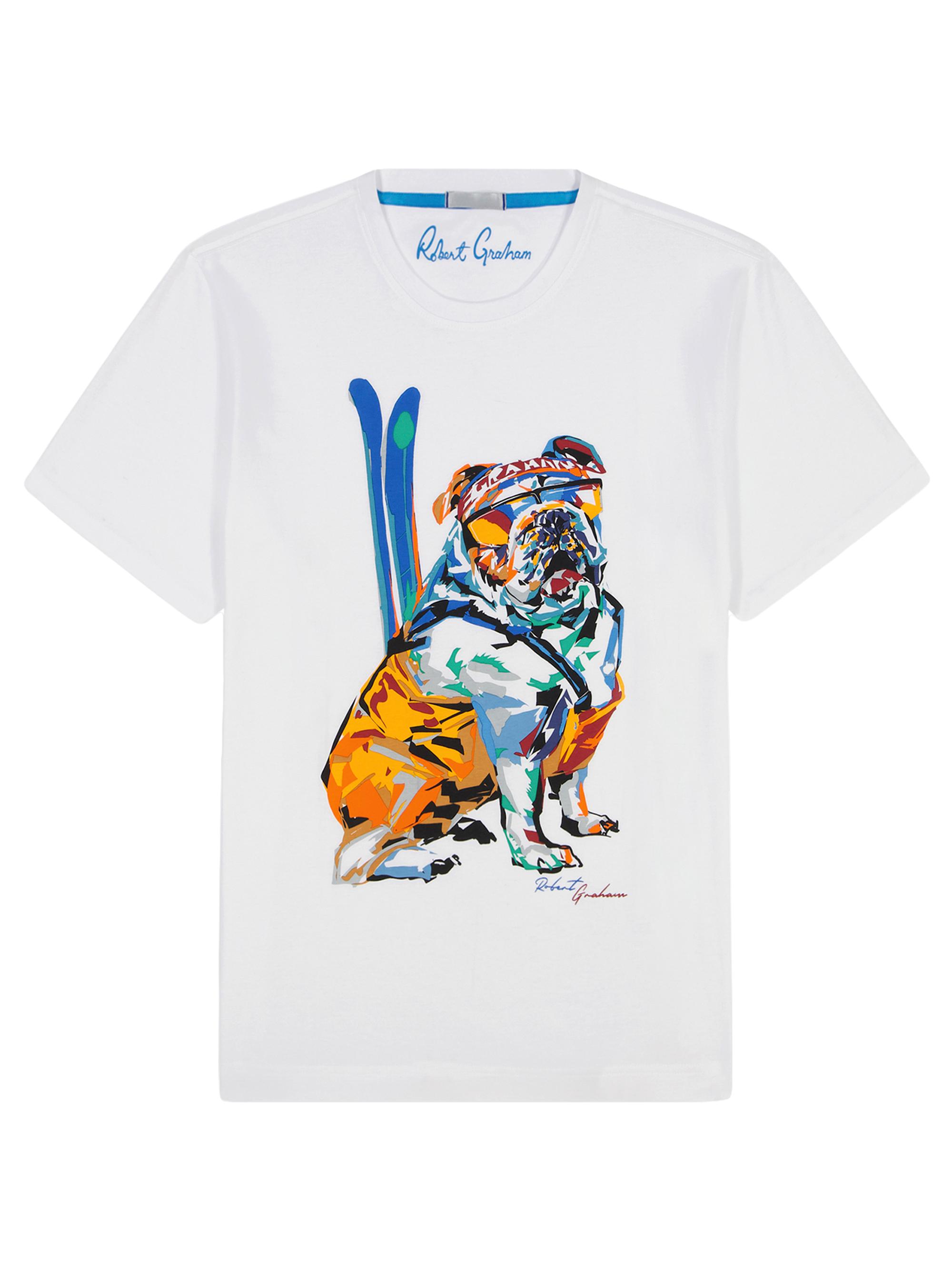 Robert Graham Men's Ski Graham Graphic T-Shirt - White