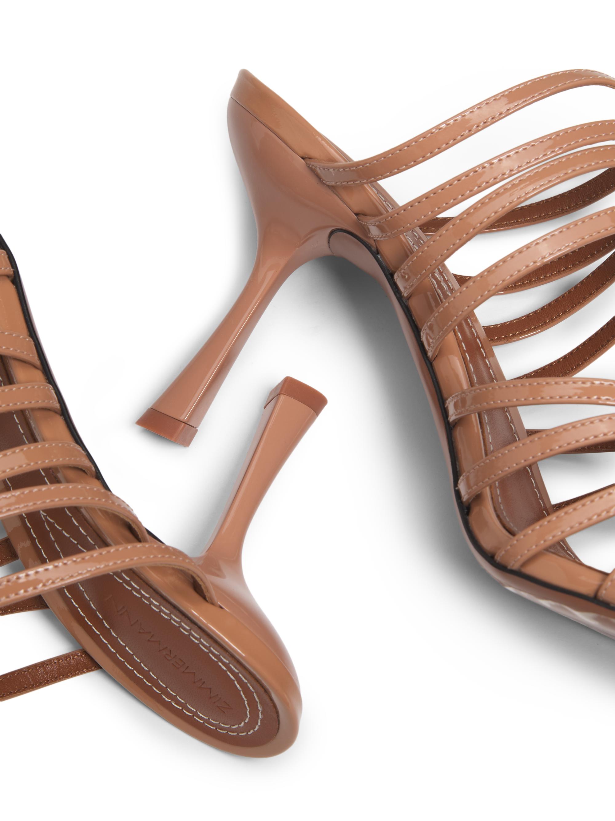 Zimmermann Aura 85MM Leather Mule Sandals | Saks Fifth Avenue