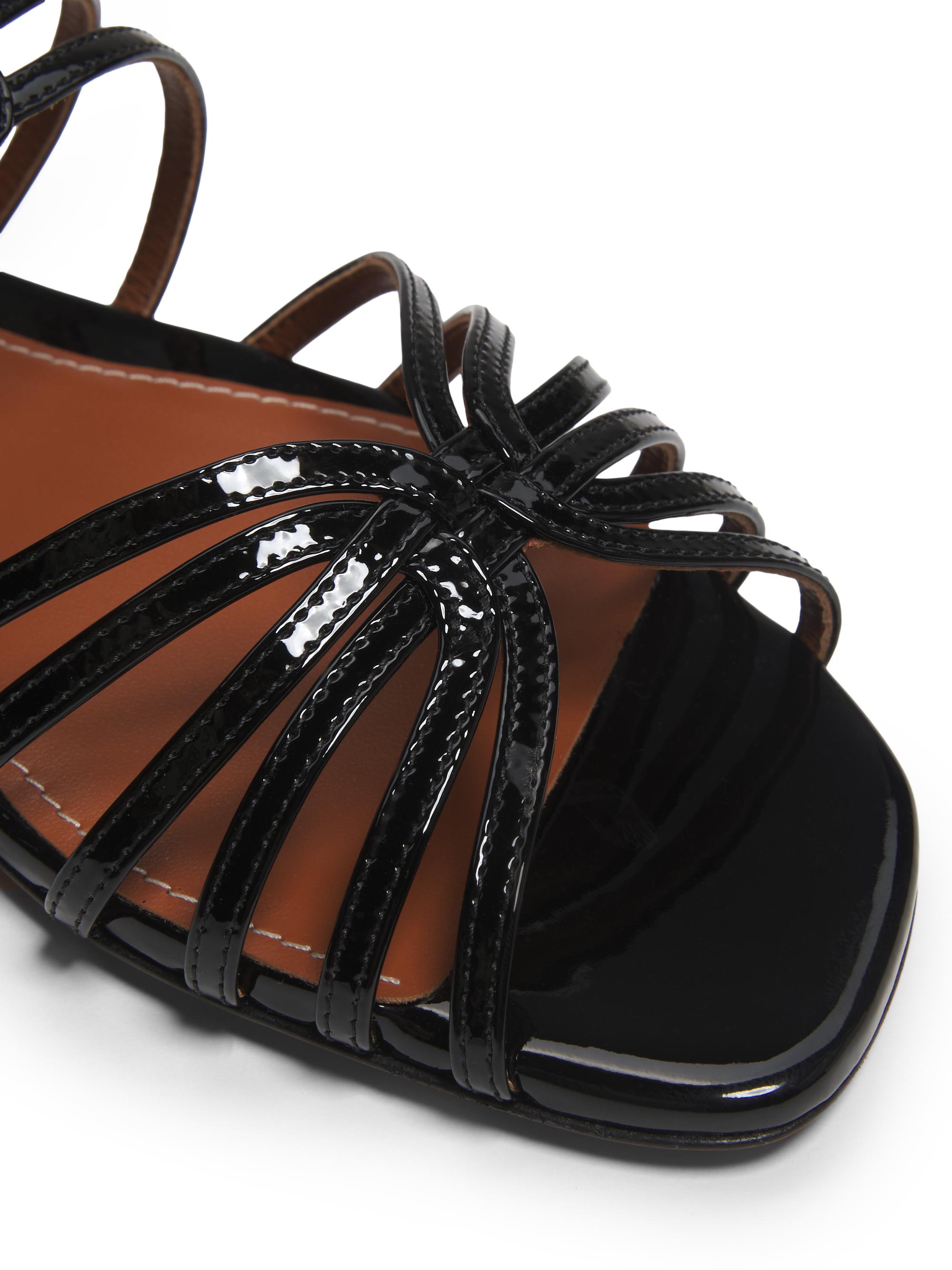 Zimmermann Aura Patent Leather Slip-On Sandals | Saks Fifth Avenue