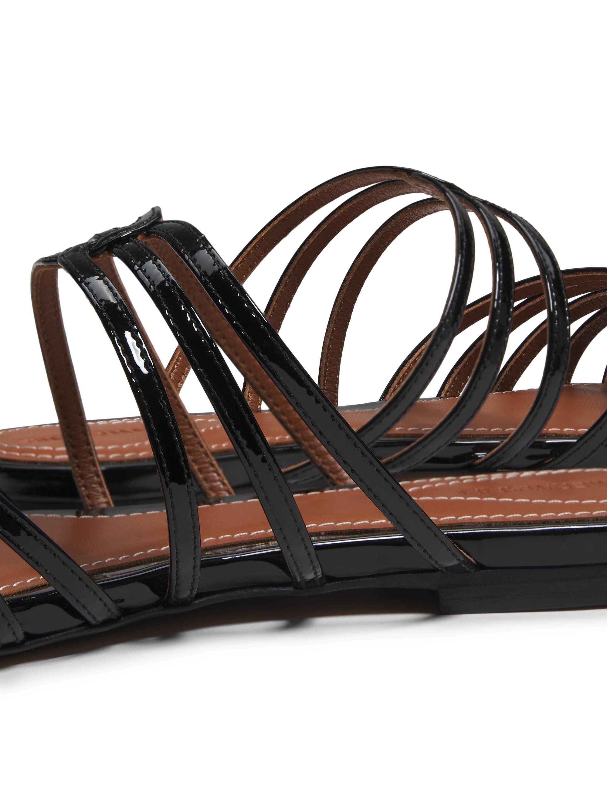 Zimmermann Aura Patent Leather Slip-On Sandals | Saks Fifth Avenue