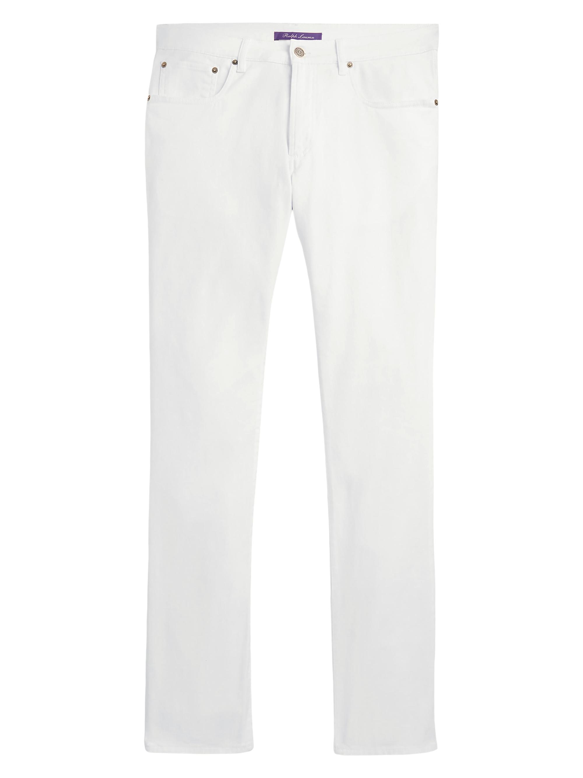Ralph Lauren Purple Label Men's Slim-Fit Stretch Twill Pants - Steel Grey