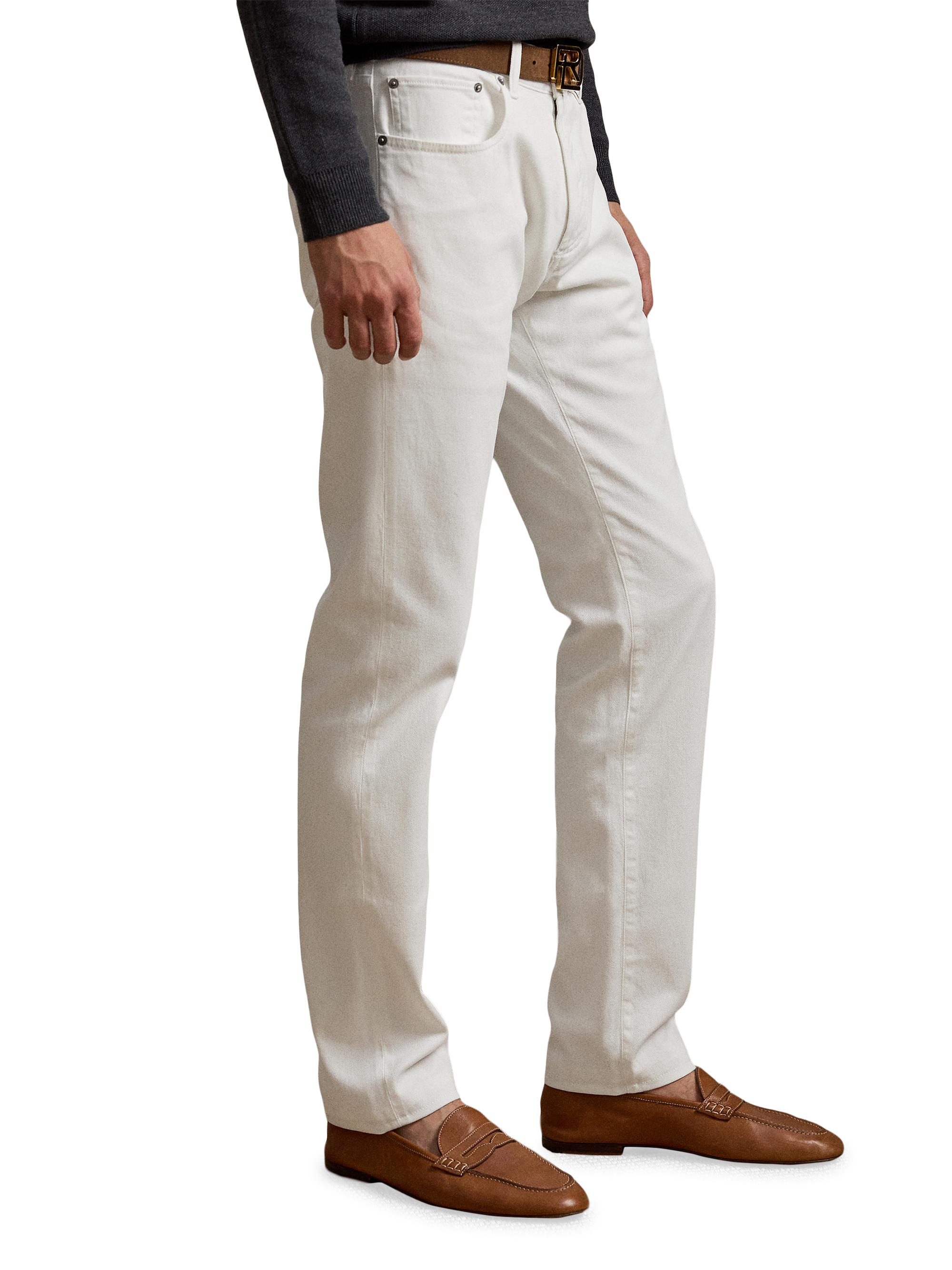 Ralph Lauren Purple Label Slim-Fit Stretch Twill Pants | Saks