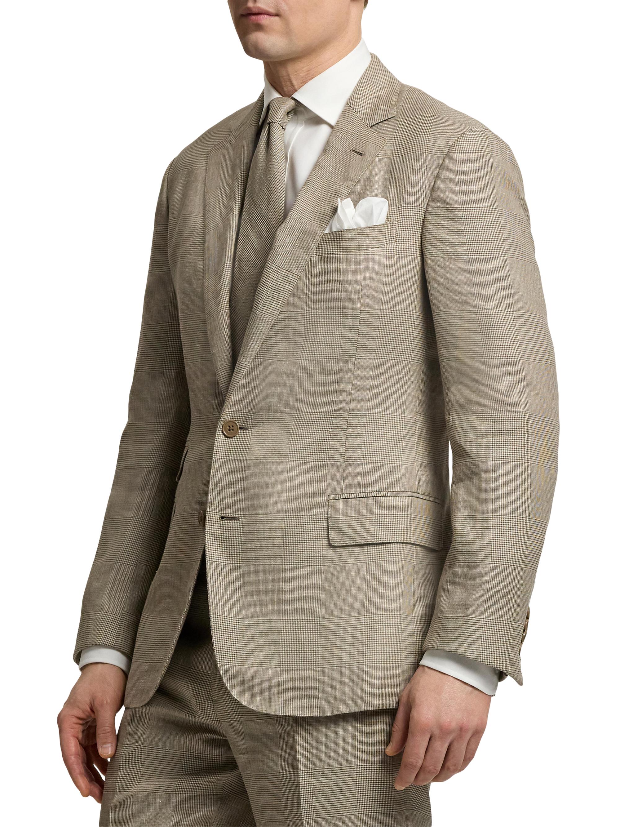 Ralph Lauren Purple Label Kent Hand-Tailored Glen Plaid Sport Coat