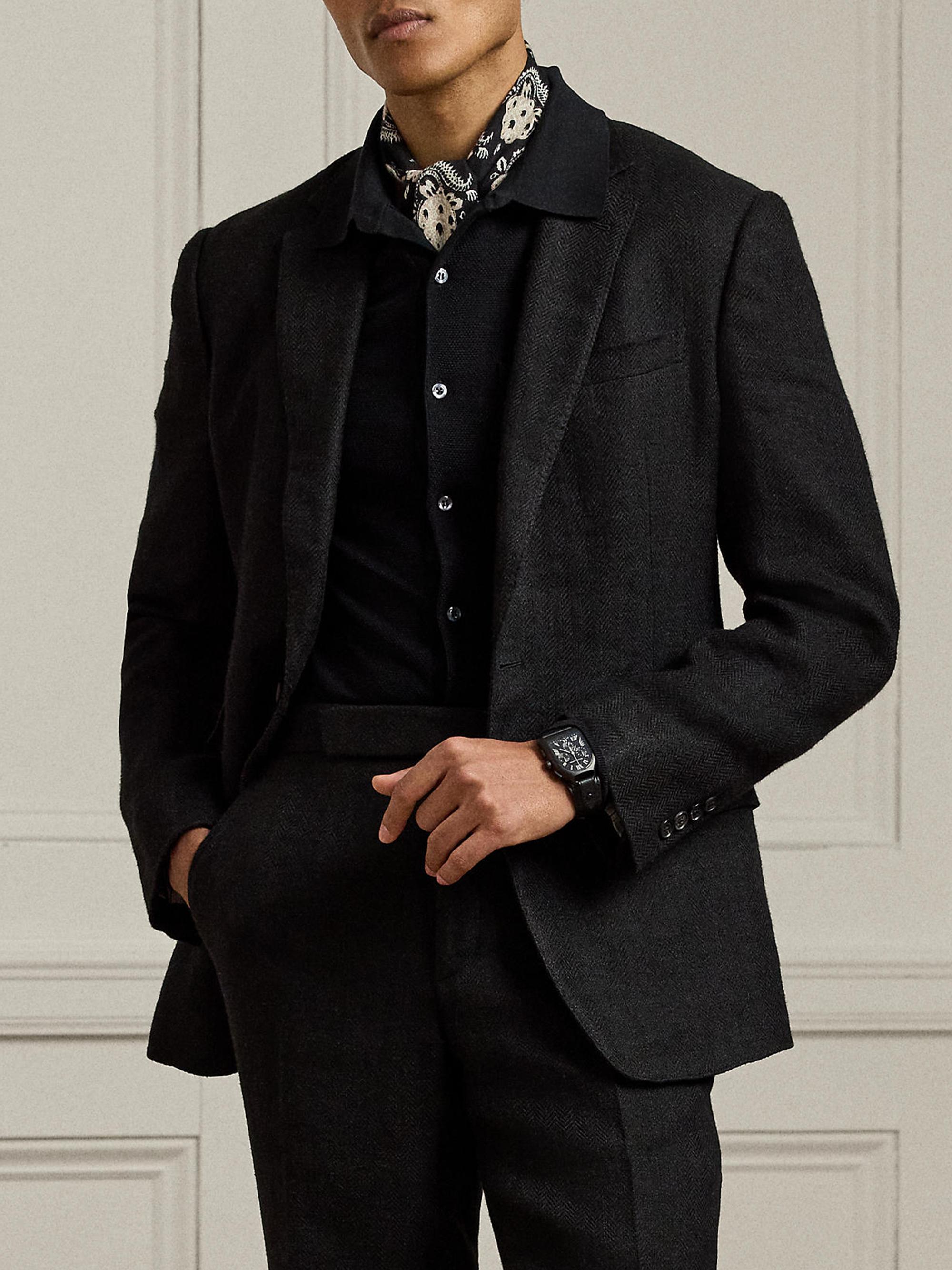 Ralph Lauren Purple Label Kent Hand-Tailored Herringbone Sportcoat