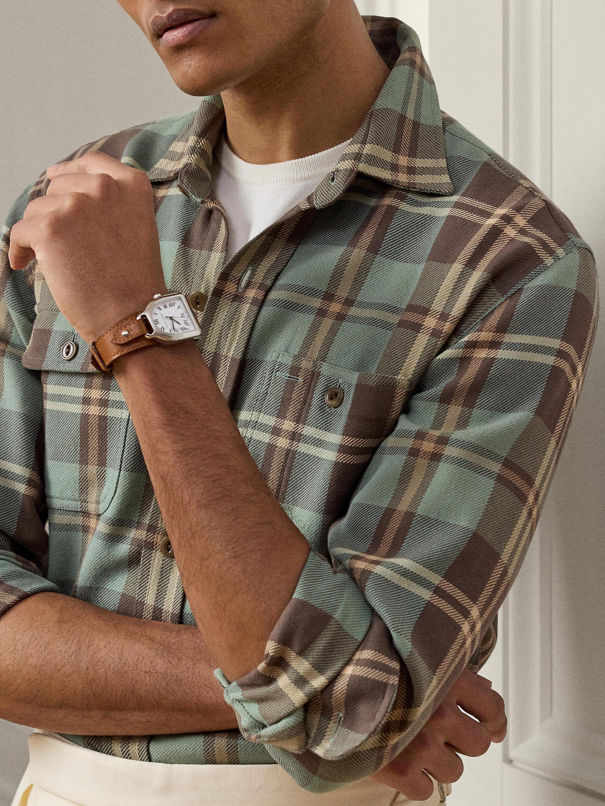 Ralph Lauren Purple Label Plaid Twill Shirt | Saks Fifth Avenue