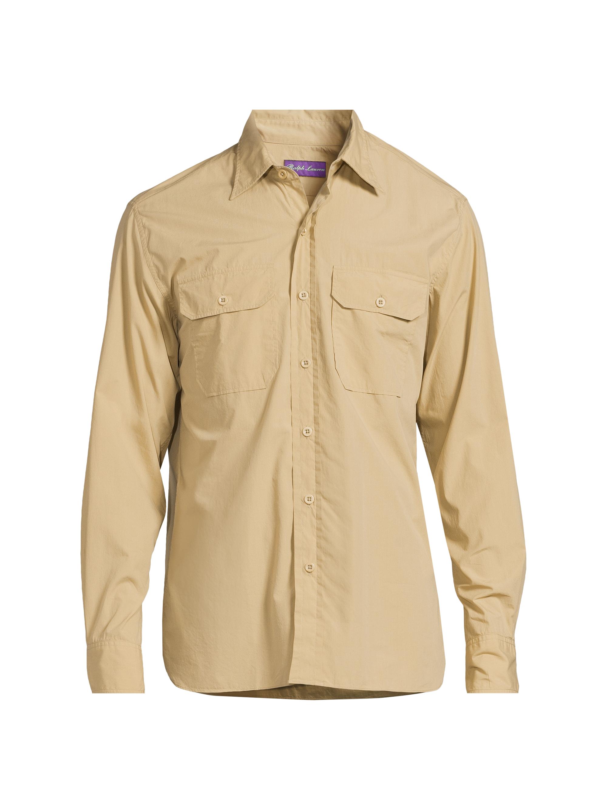 Ralph Lauren Purple Label Plaid Twill Shirt | Saks Fifth Avenue