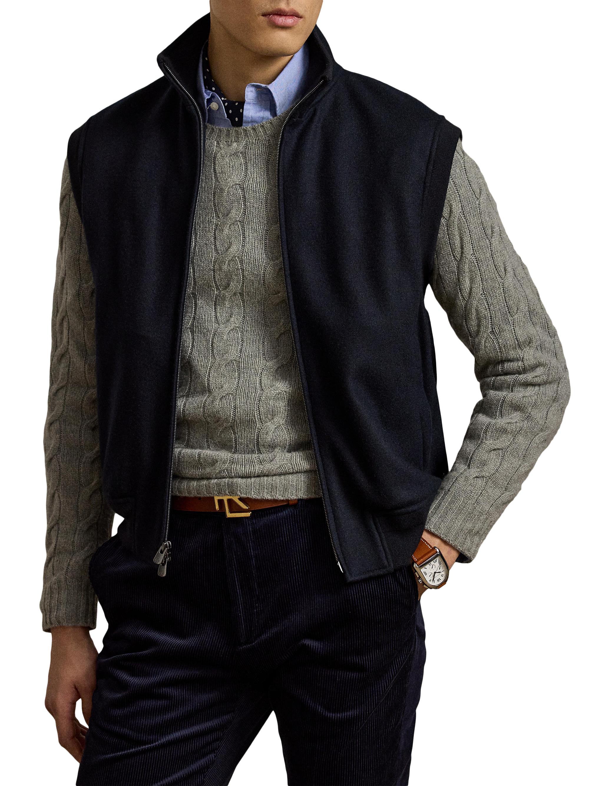 Ralph Lauren Purple Label Felton Cashmere-Blend Vest | Saks Fifth