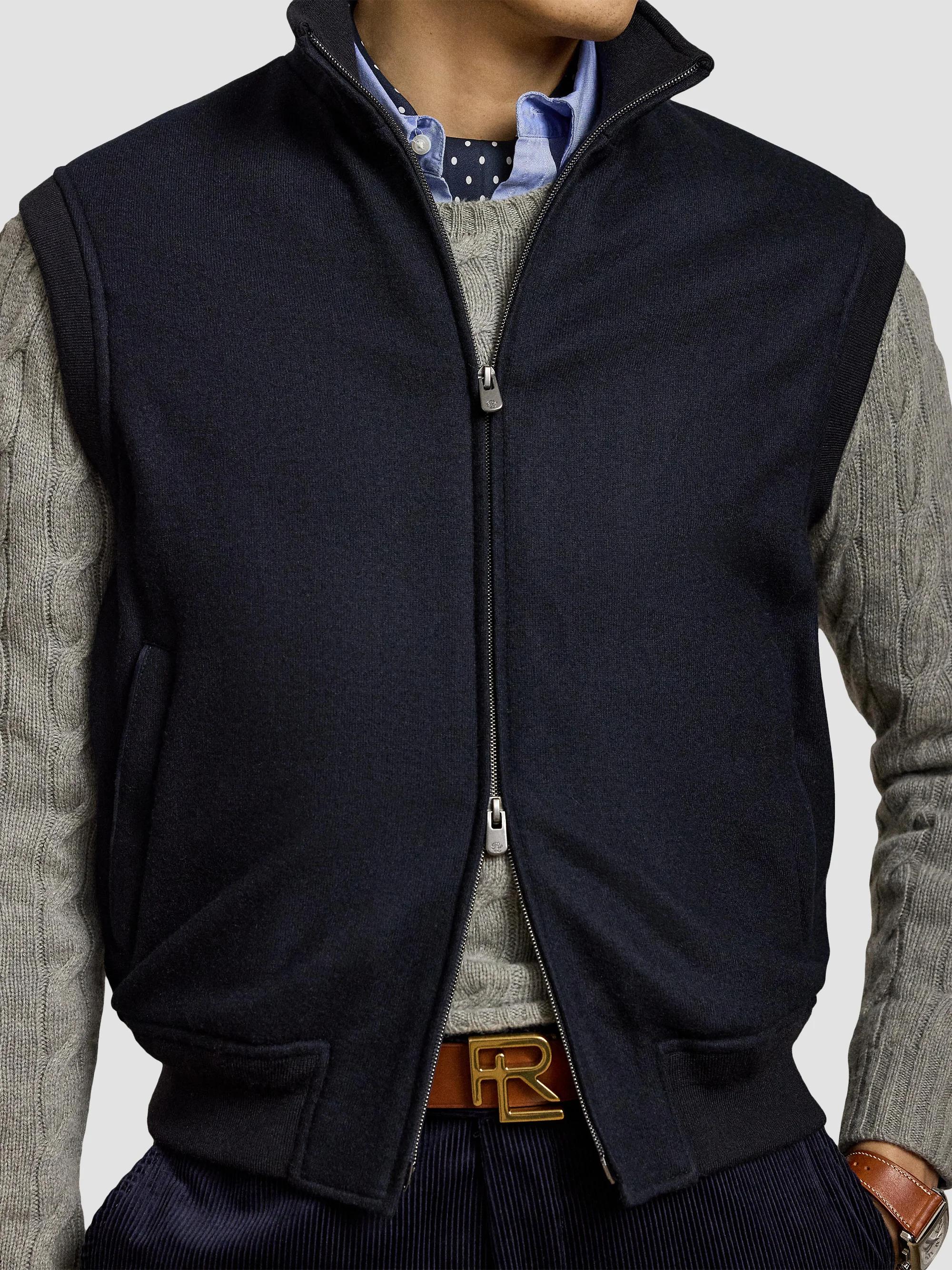 Ralph Lauren Purple Label Felton Cashmere-Blend Vest | Saks Fifth