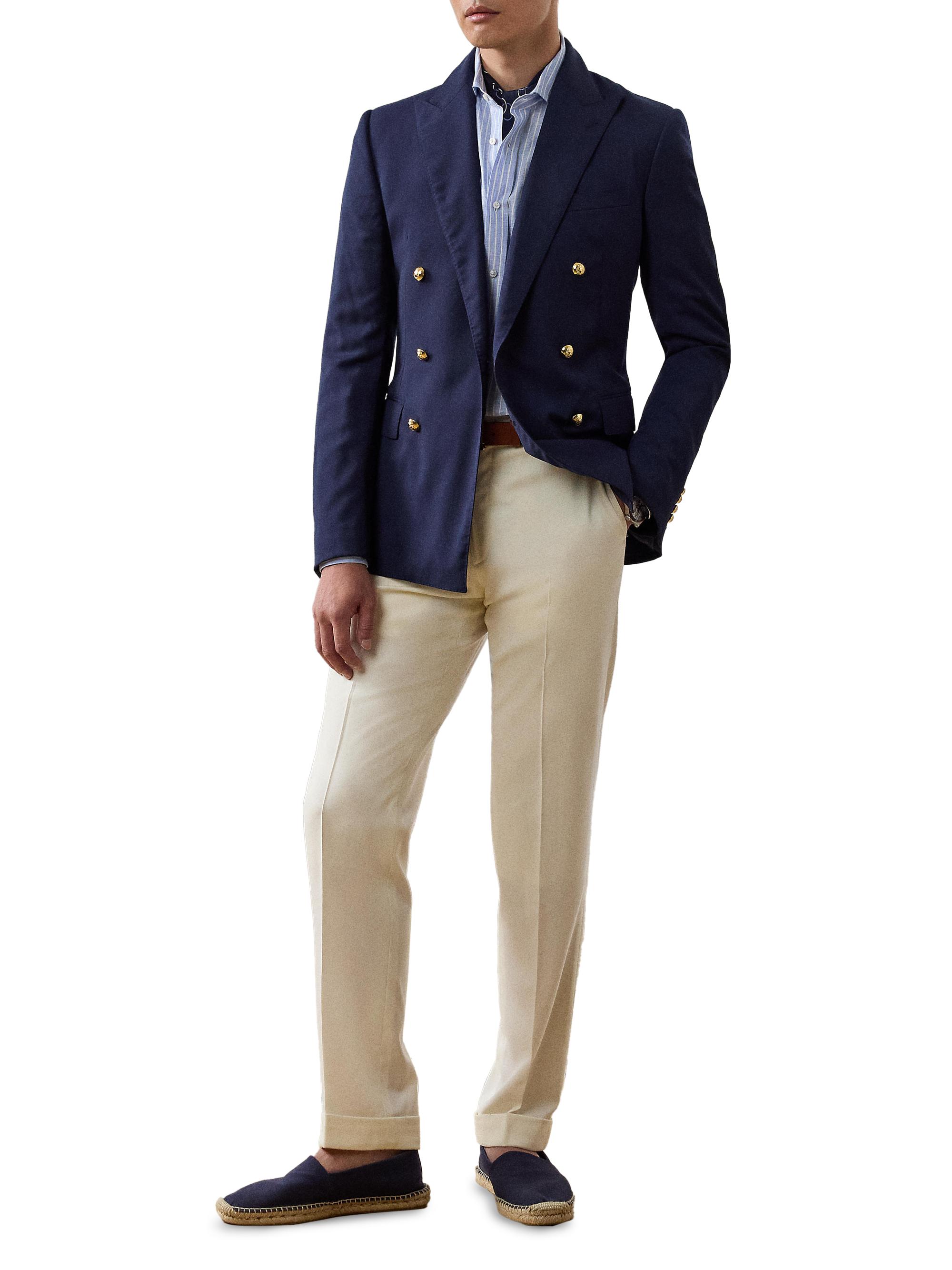 Ralph Lauren Purple Label Striped Linen Shirt | Saks Fifth Avenue