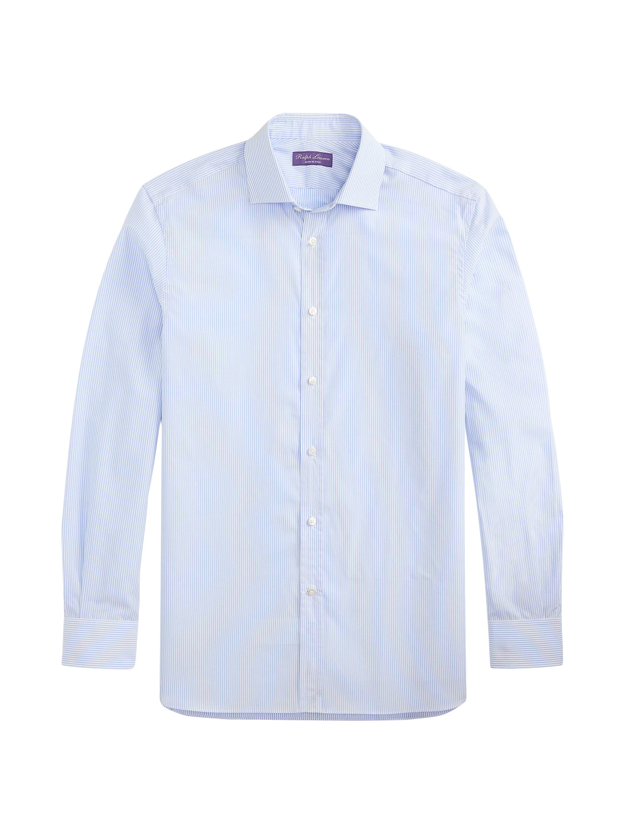 Ralph Lauren Purple Label Striped Poplin Shirt | Saks Fifth Avenue