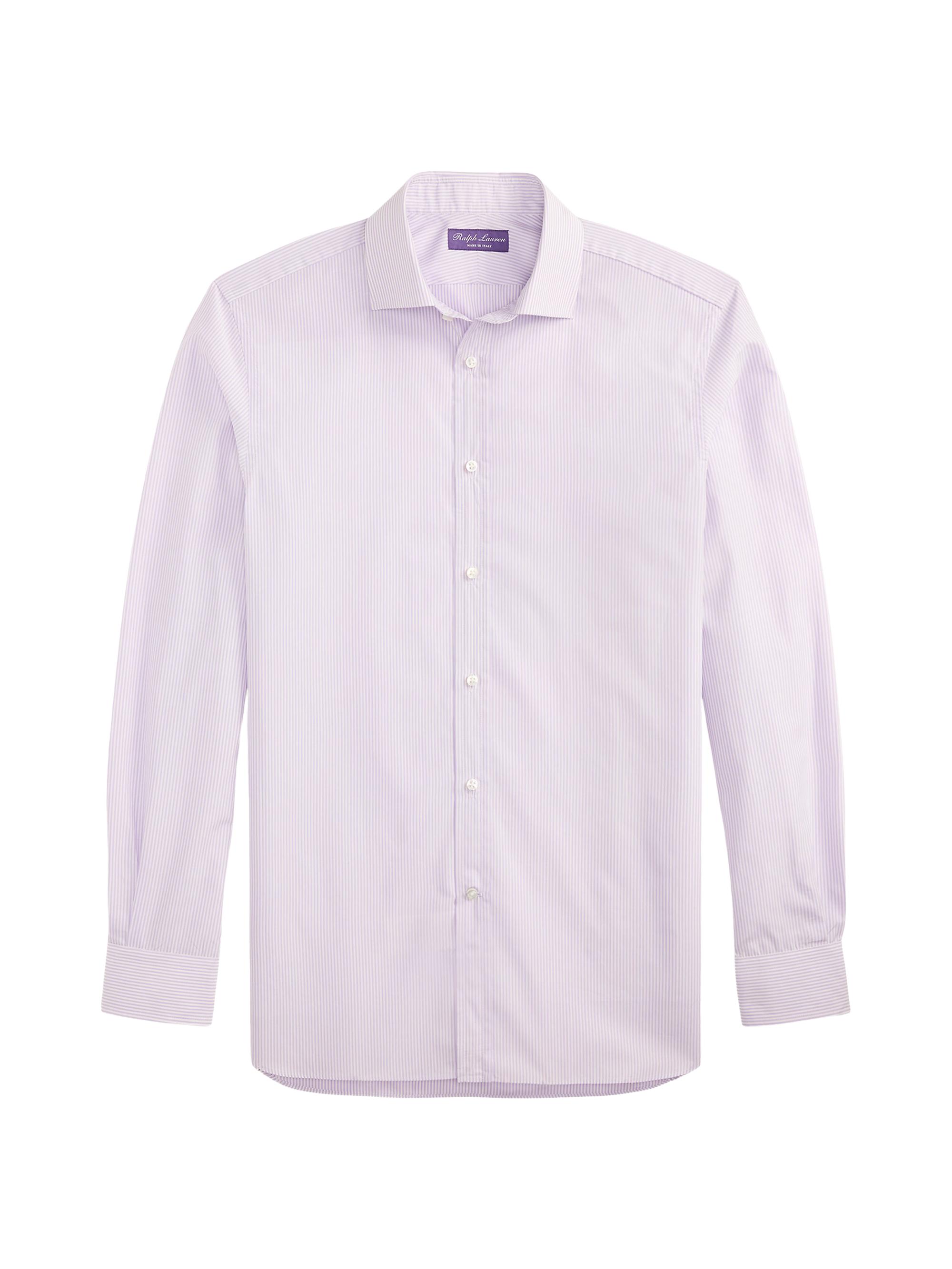 Ralph Lauren Purple Label Men's Mini-Bengal-Stripe Shirt - Lavender