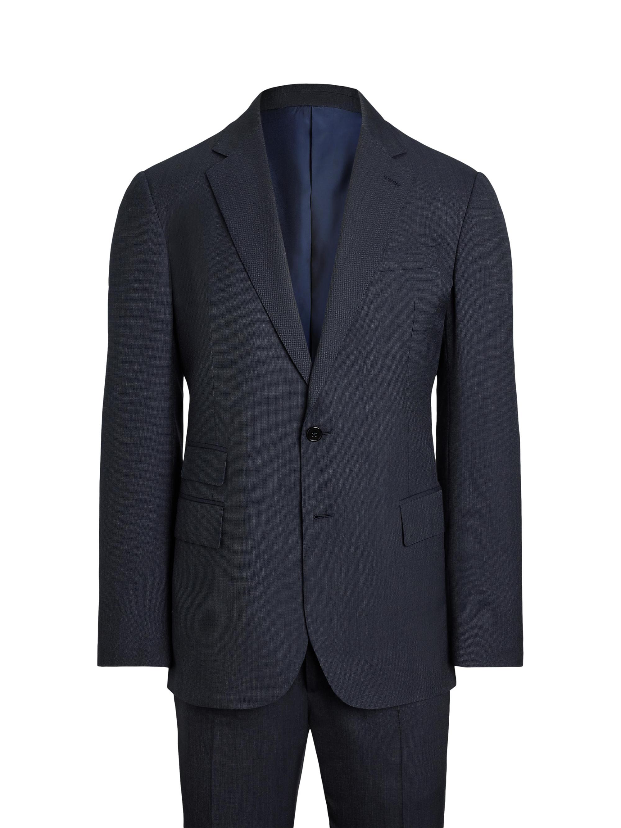 Ralph Lauren Purple Label Kent Tailored Pin Dot Suit | Saks Fifth