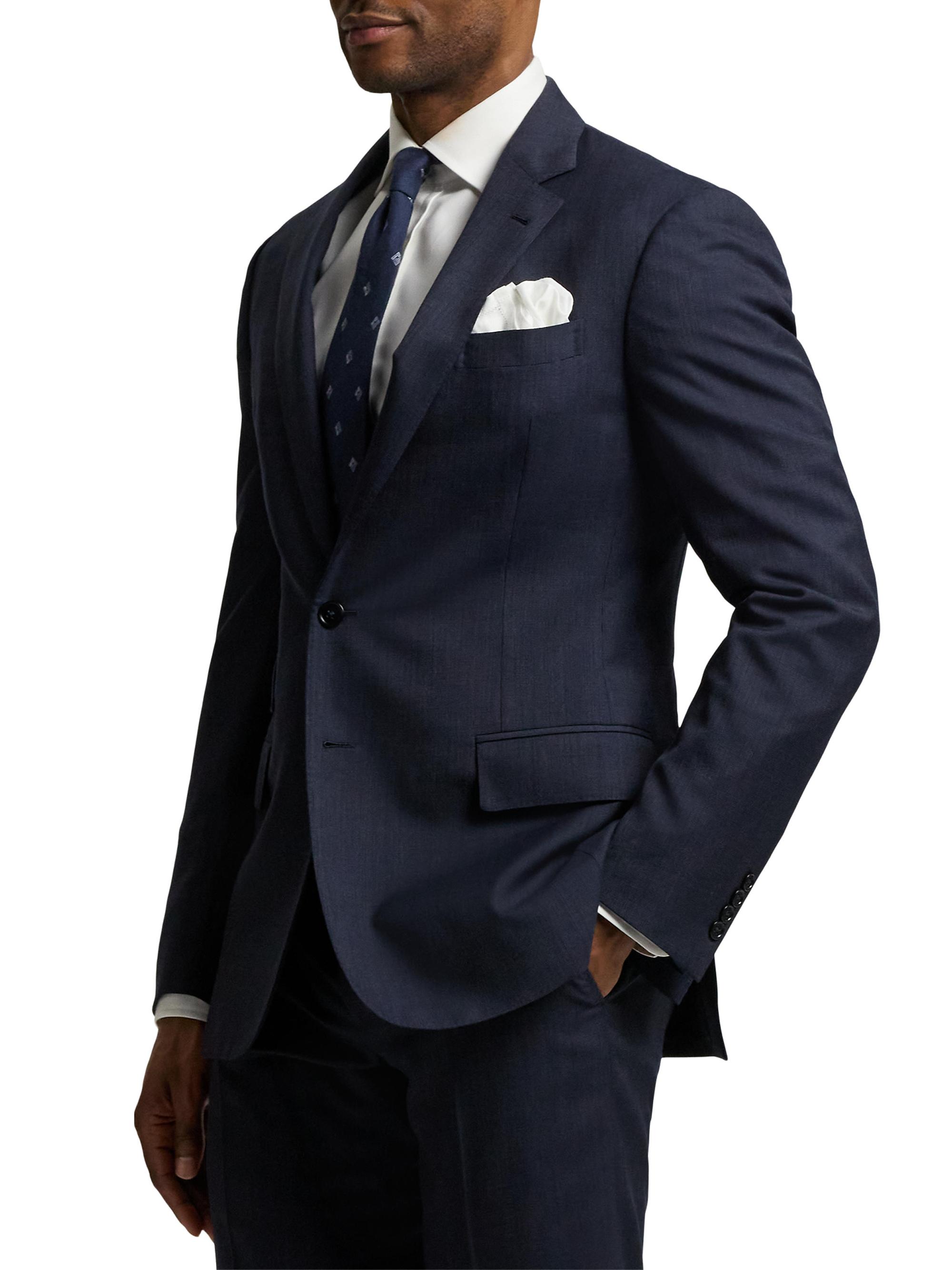 Ralph Lauren Purple Label Kent Tailored Pin Dot Suit | Saks Fifth