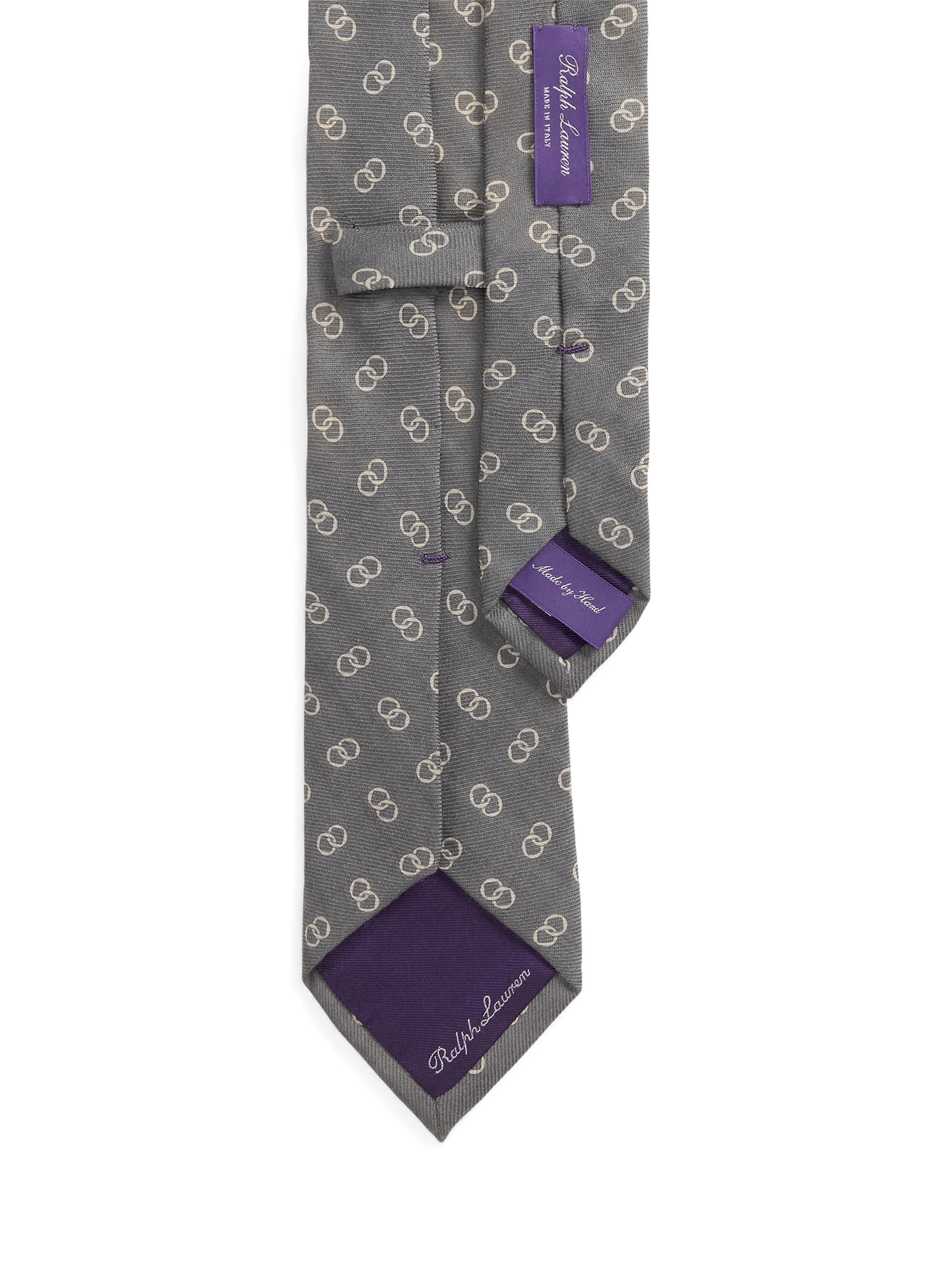 Ralph Lauren Purple Label 未使用ネクタイ 箱付 Ralph Lauren Purple Label Linked-Circles Cashmere-Silk Tie | Saks