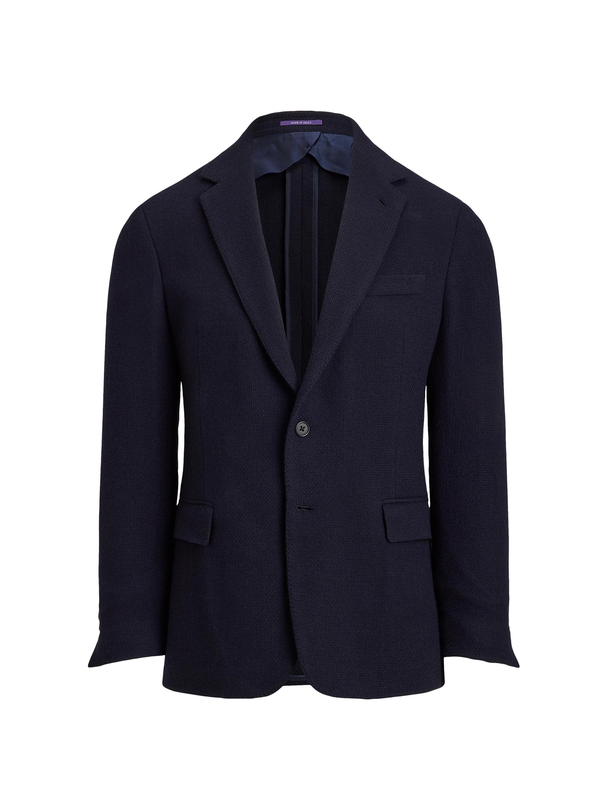 Ralph Lauren Purple Label Hadley Textured Open-Weave Jacket | Saks