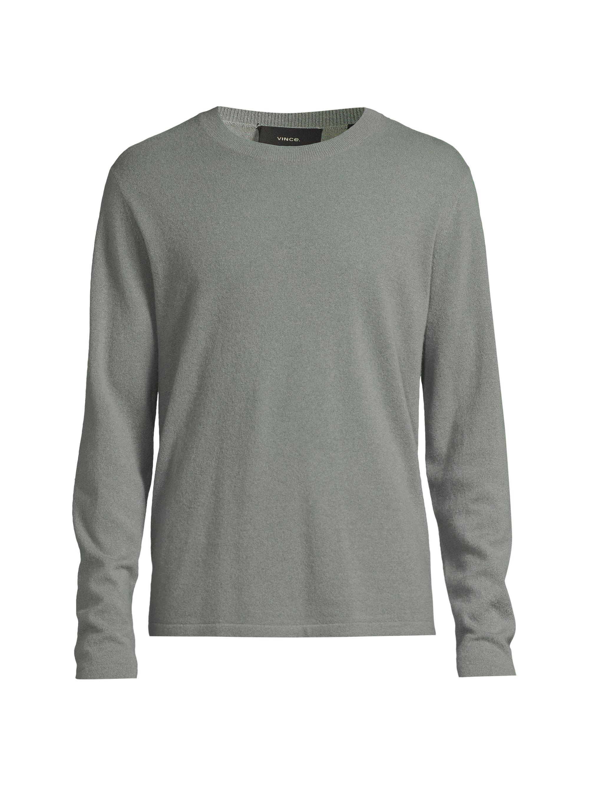 Vince Men's Cashmere-Silk Crewneck Sweater - Light Harbor Blue