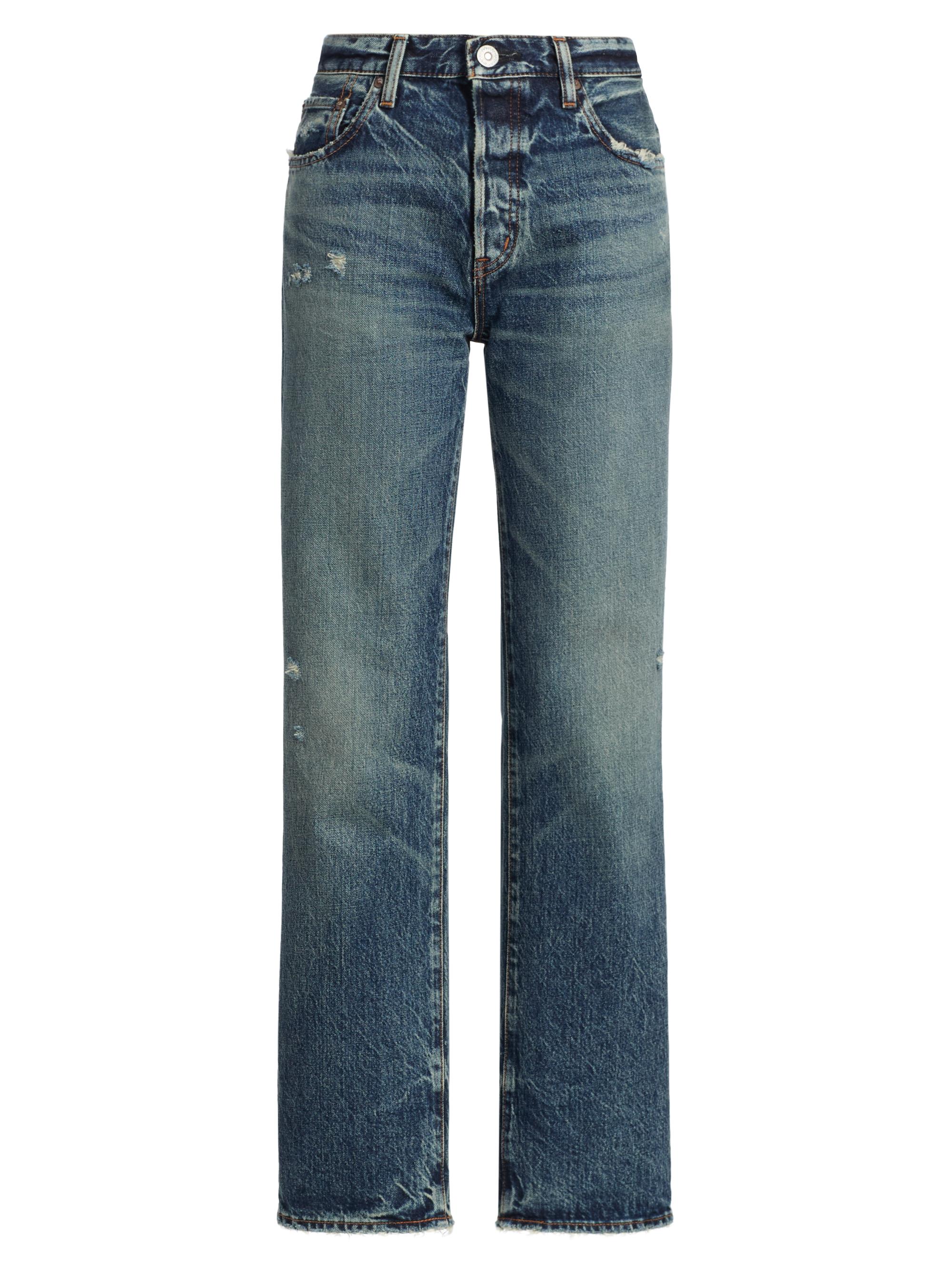 Moussy Vintage Jessamine Mid-Rise Straight-Leg Jeans | Saks Fifth