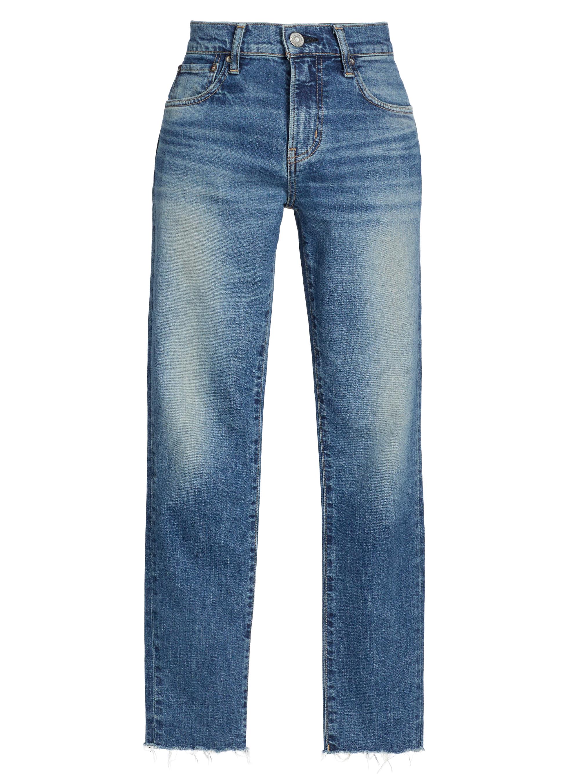 Moussy Vintage Jessamine Mid-Rise Straight-Leg Jeans | Saks Fifth