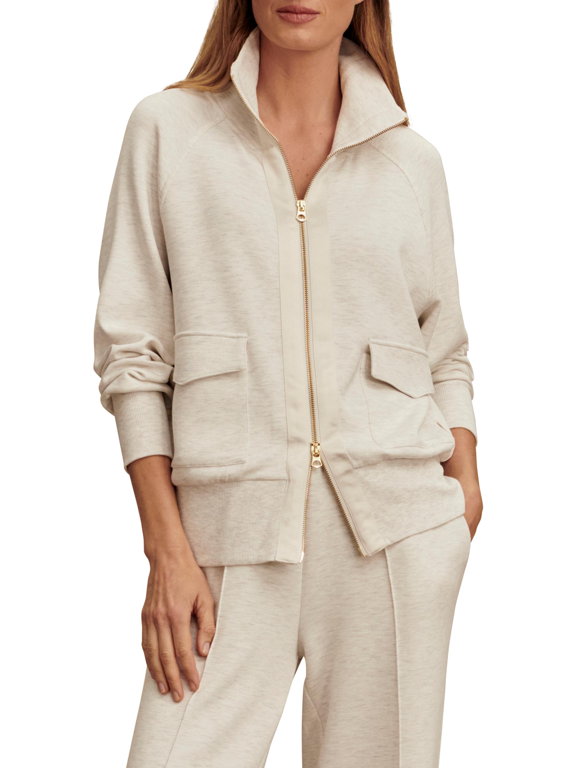 Varley Women's Roxbury Solid Zip-Front Jacket -  Marl | Thumbnail 3