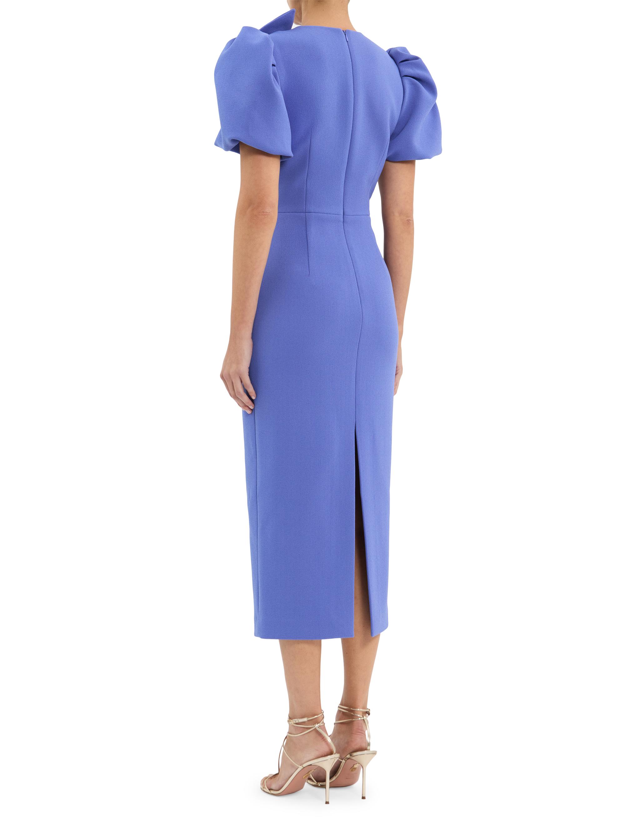 Rebecca Vallance Violetta Bow Midi-Dress | Saks Fifth Avenue