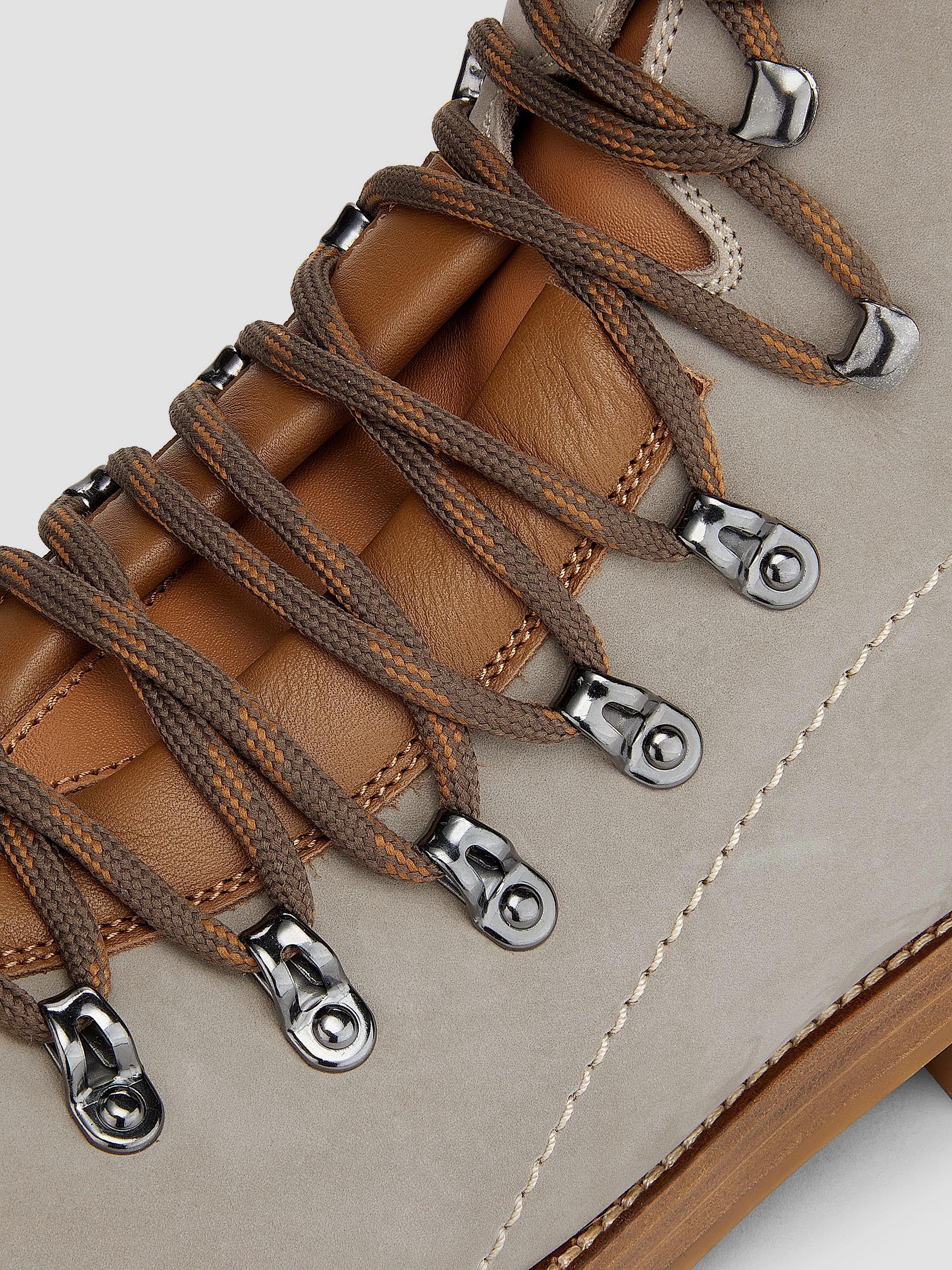 Manolo Blahnik Janka Leather Hiking Boots | Saks Fifth Avenue