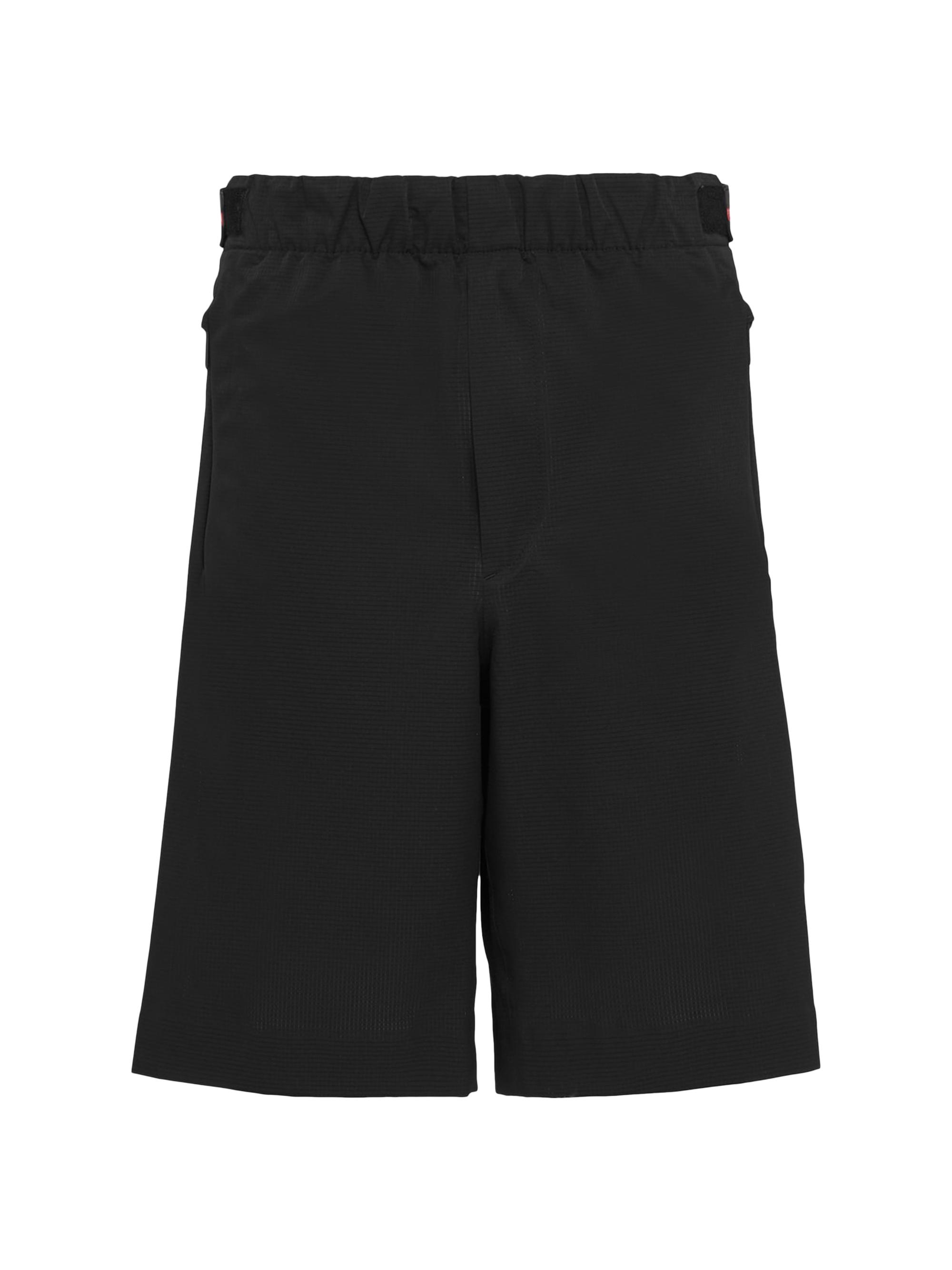 Prada Men's Light Bi-Stretch Bermudas - Black