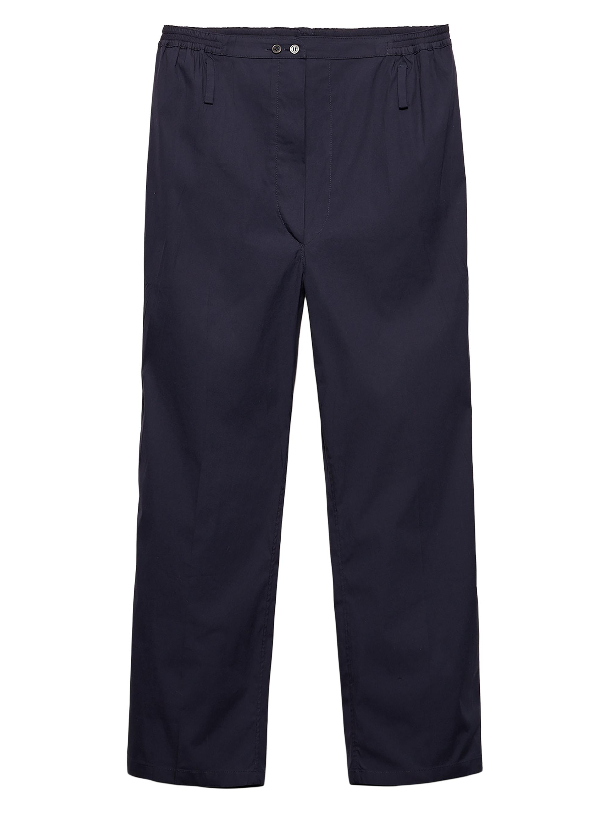 Prada Women's Cotton Poplin Pants - Blue