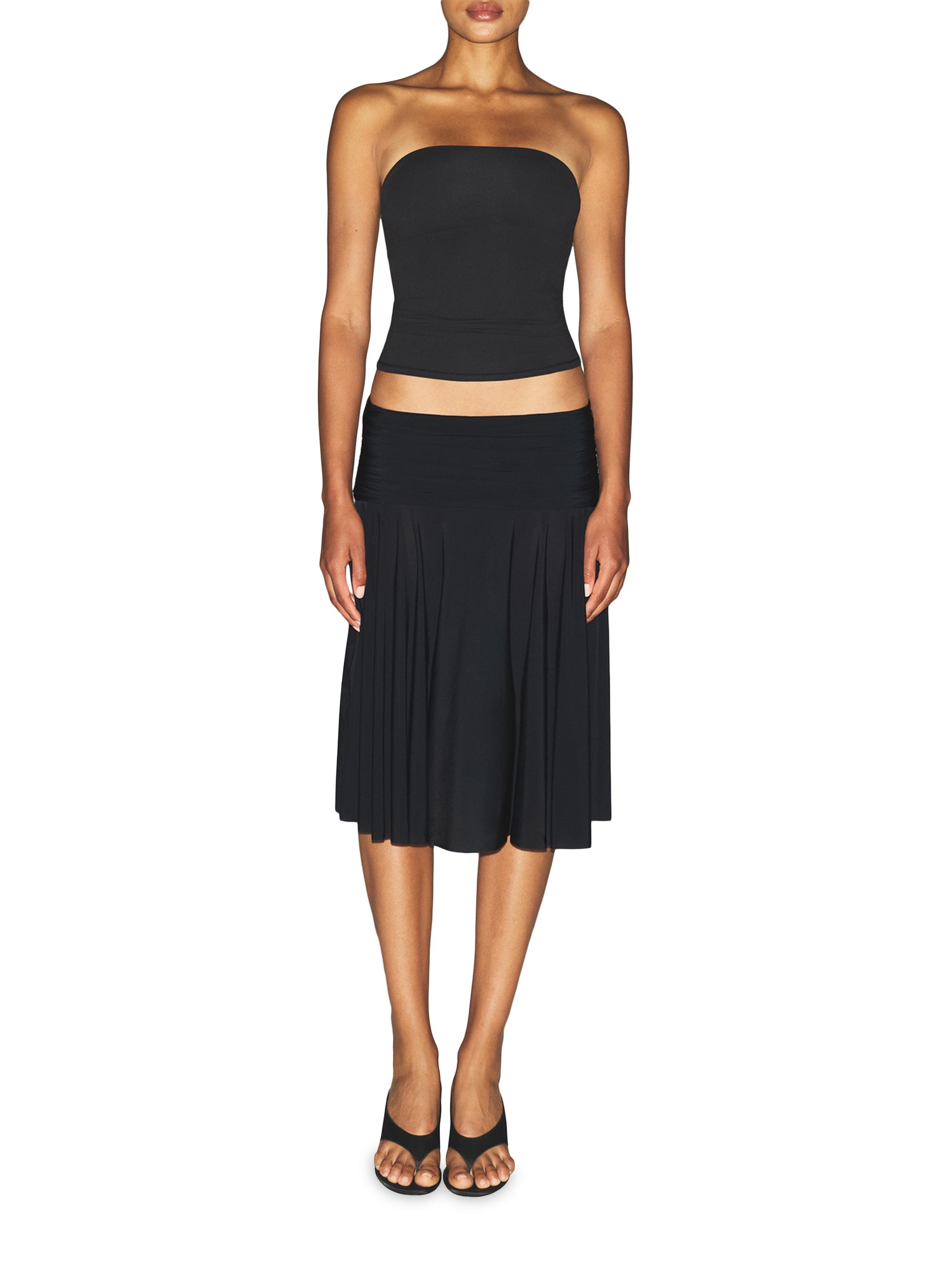SKIMS Milky Sheer Midi Skirt | Saks Fifth Avenue