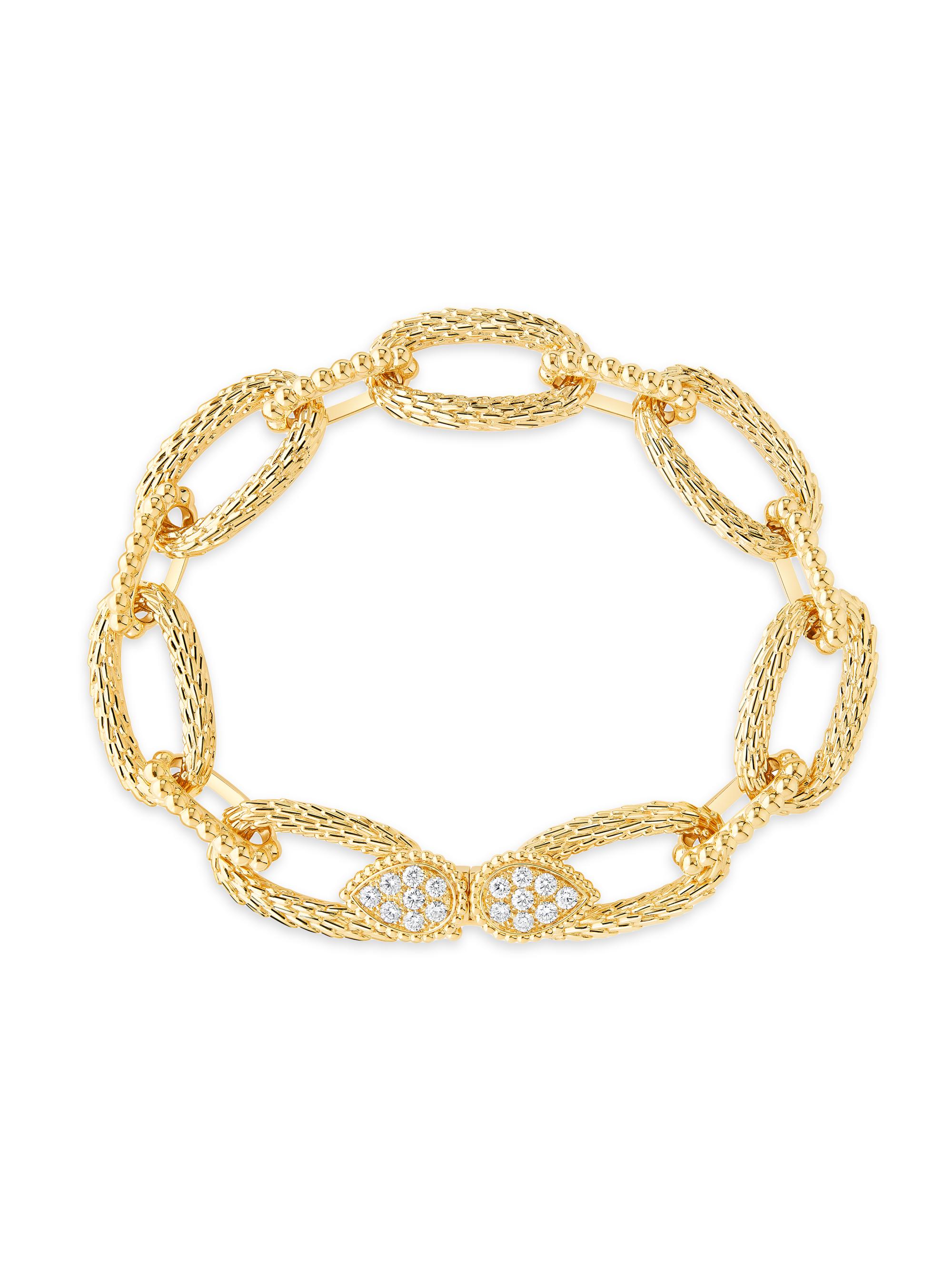 Tory Burch Good Luck 18K-Gold-Plated & Cubic Zirconia Pavé