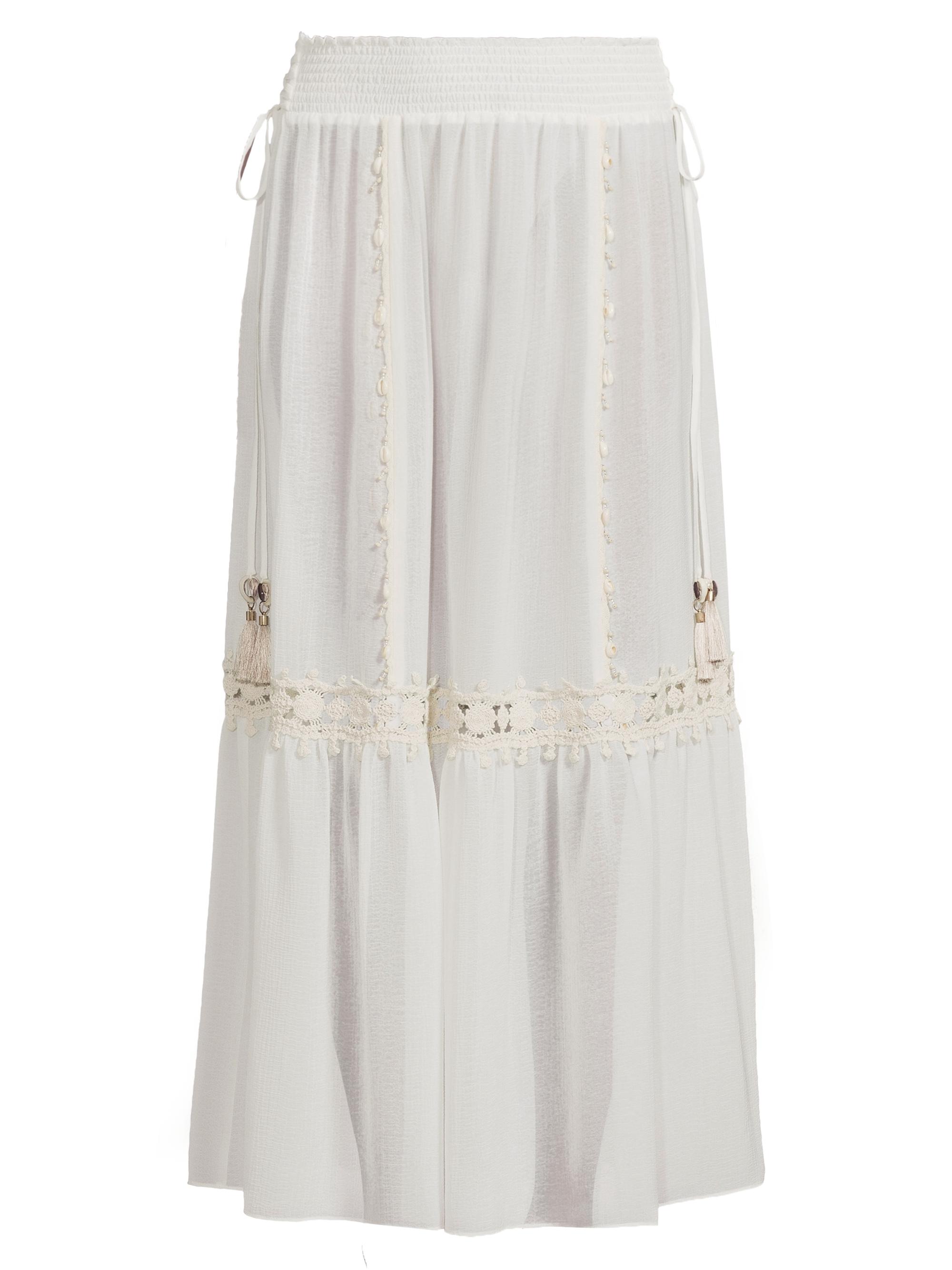 Ramy Brook Women's Orlayne Cover-Up Maxi Skirt - White