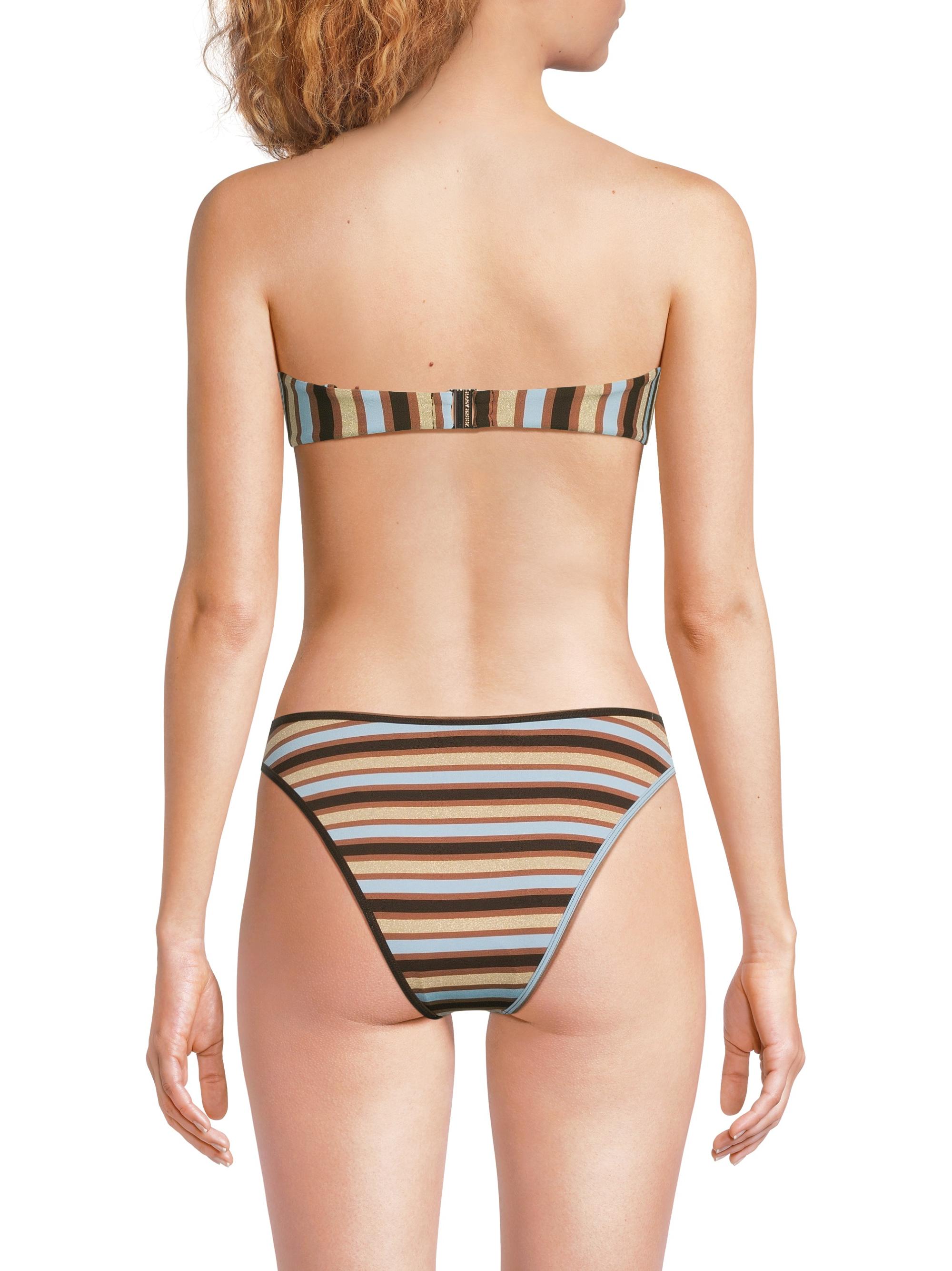 Margaux Striped Bikini Top