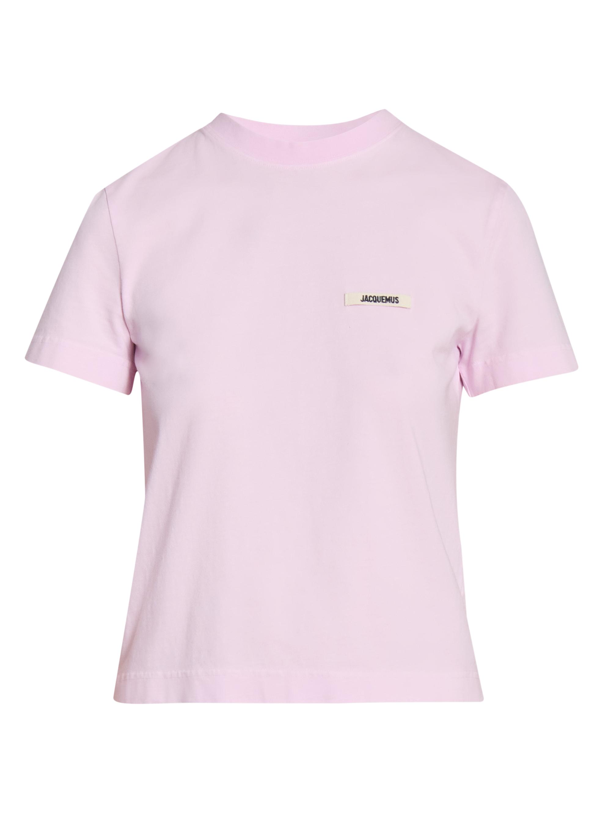 Jacquemus Women's Logo Cotton T-Shirt - Pink
