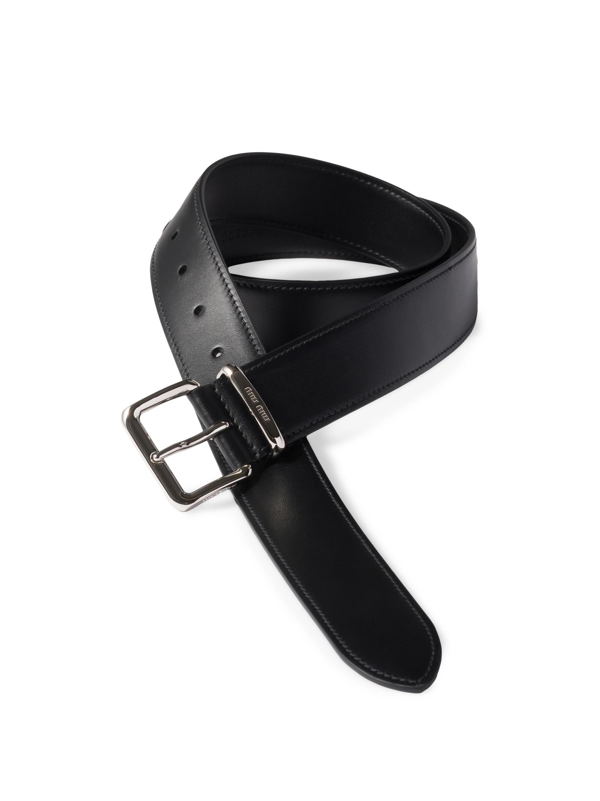 Miu Miu Leather Belt | Saks Fifth Avenue