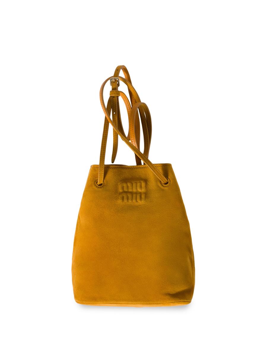 Miu Miu Suede Pouch | Saks Fifth Avenue