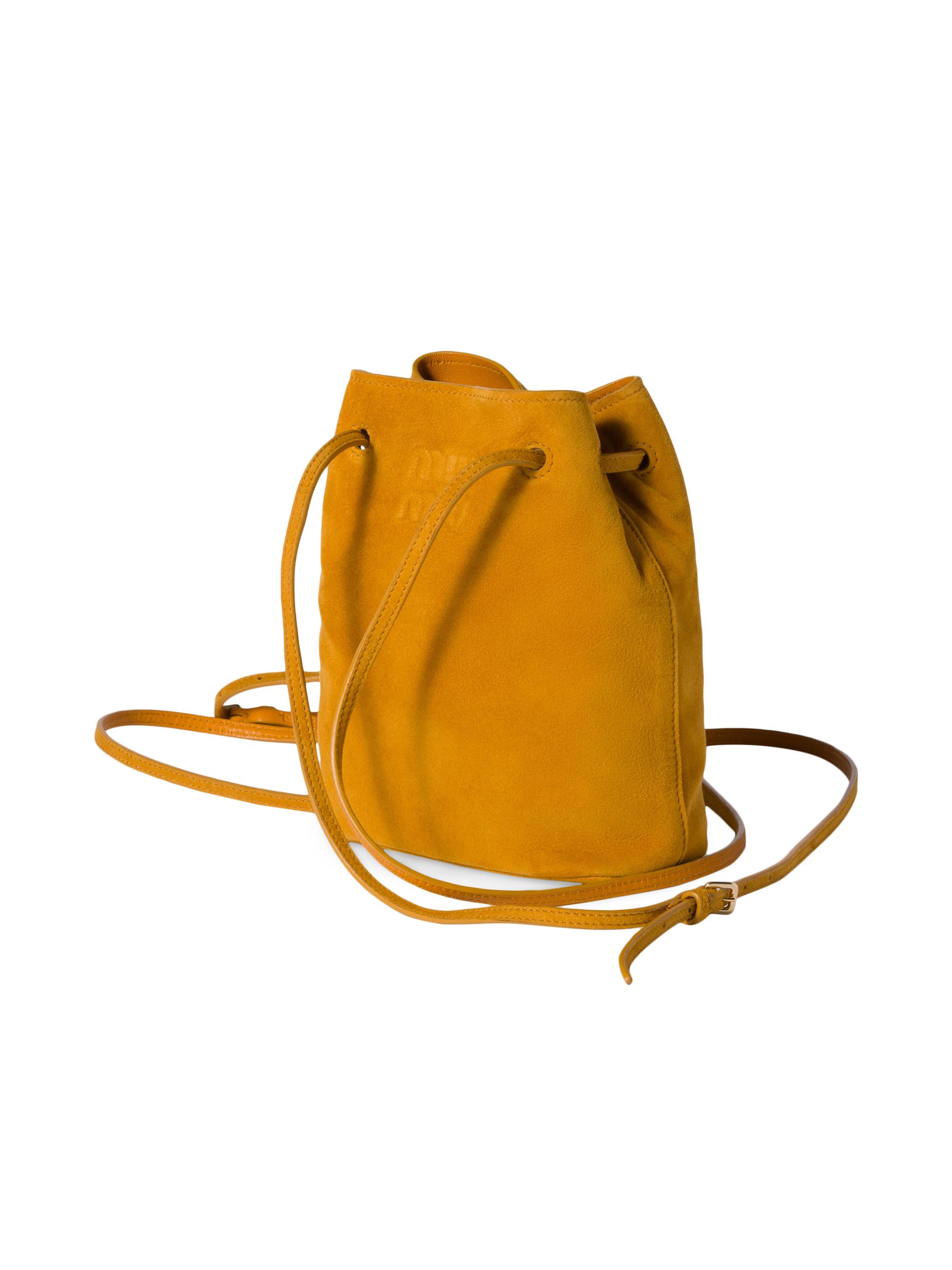 Miu Miu Suede Pouch | Saks Fifth Avenue
