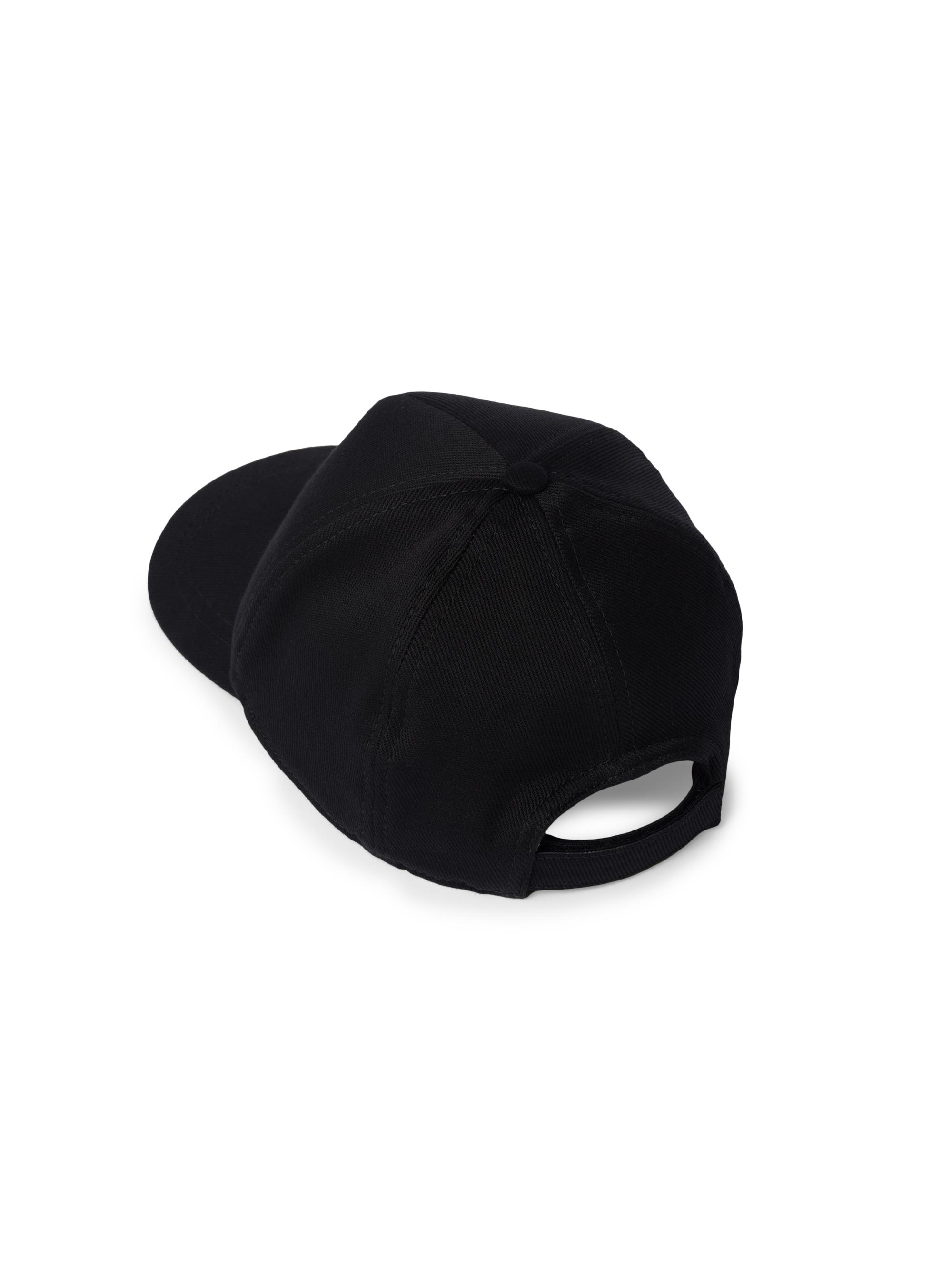 帽子 [miumiu] Drill baseball cap - BLACK Miu Miu Drill Baseball Cap | Blue | FARFETCH