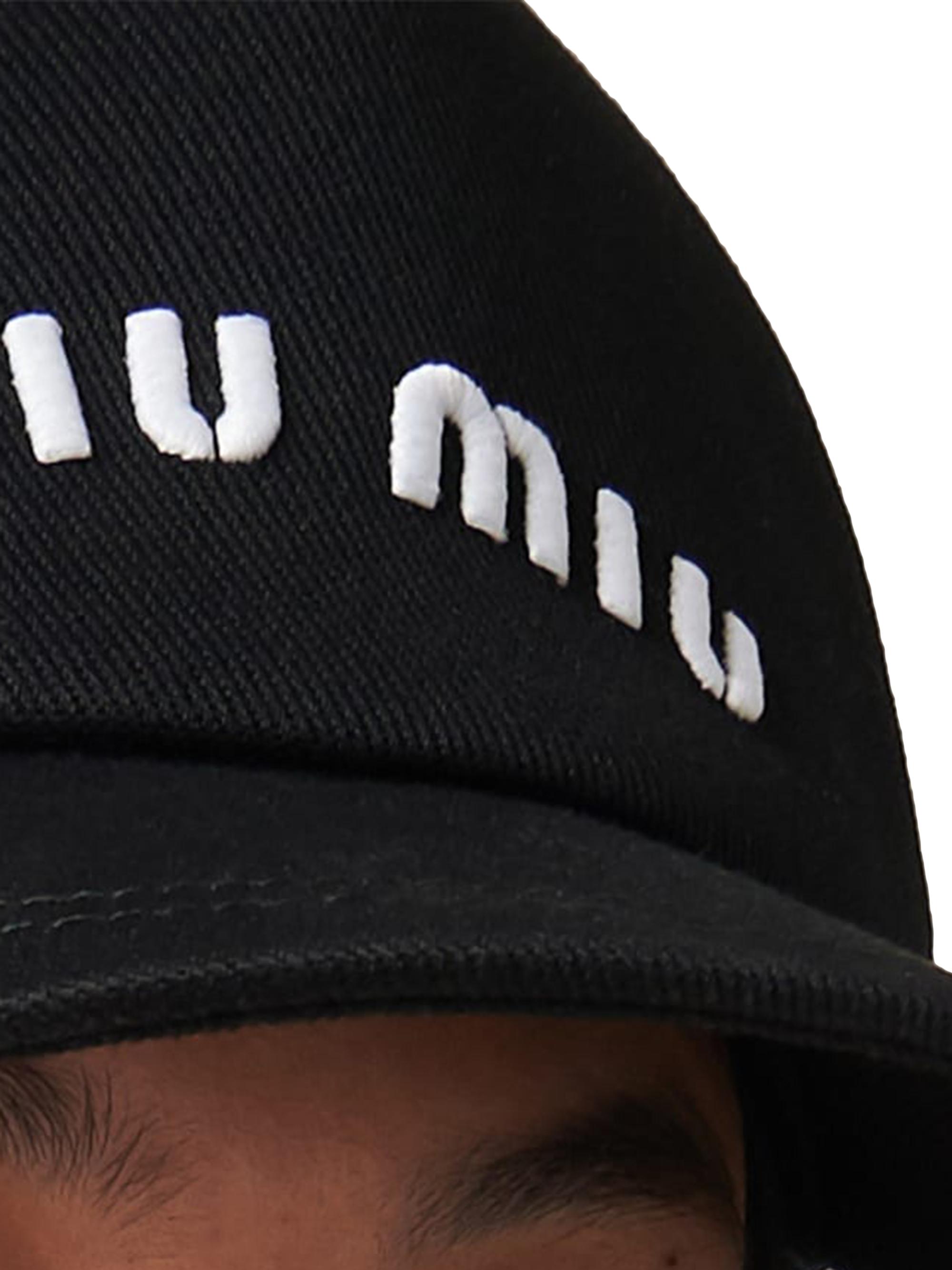 5月25日までの出品miumiu Drill baseball cap黒mサイズ 5月25日までの出品miumiu Drill baseball cap黒mサイズ Miu Miu