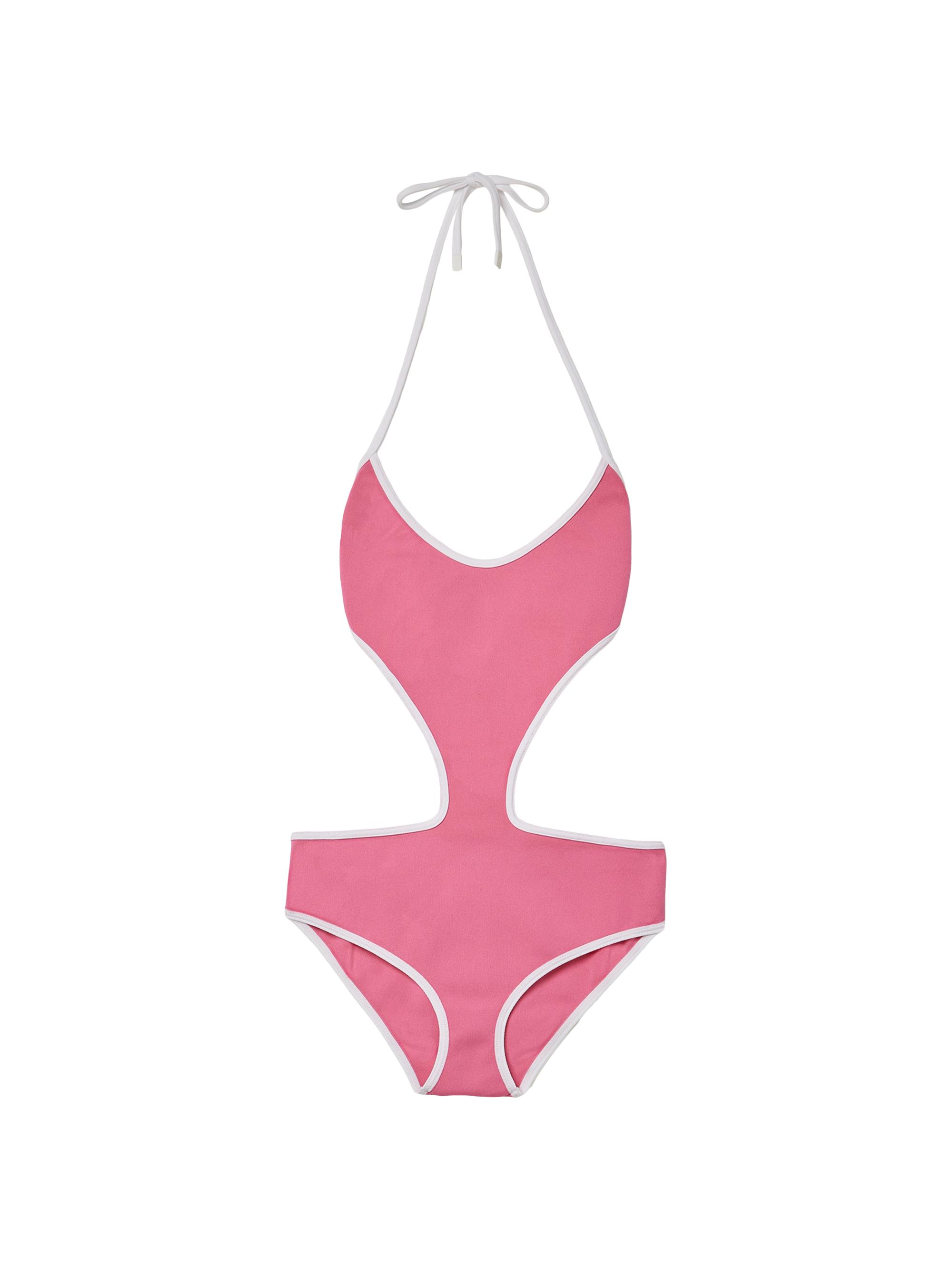 Miu Miu Women's Technical Knit Swimsuit - Pink