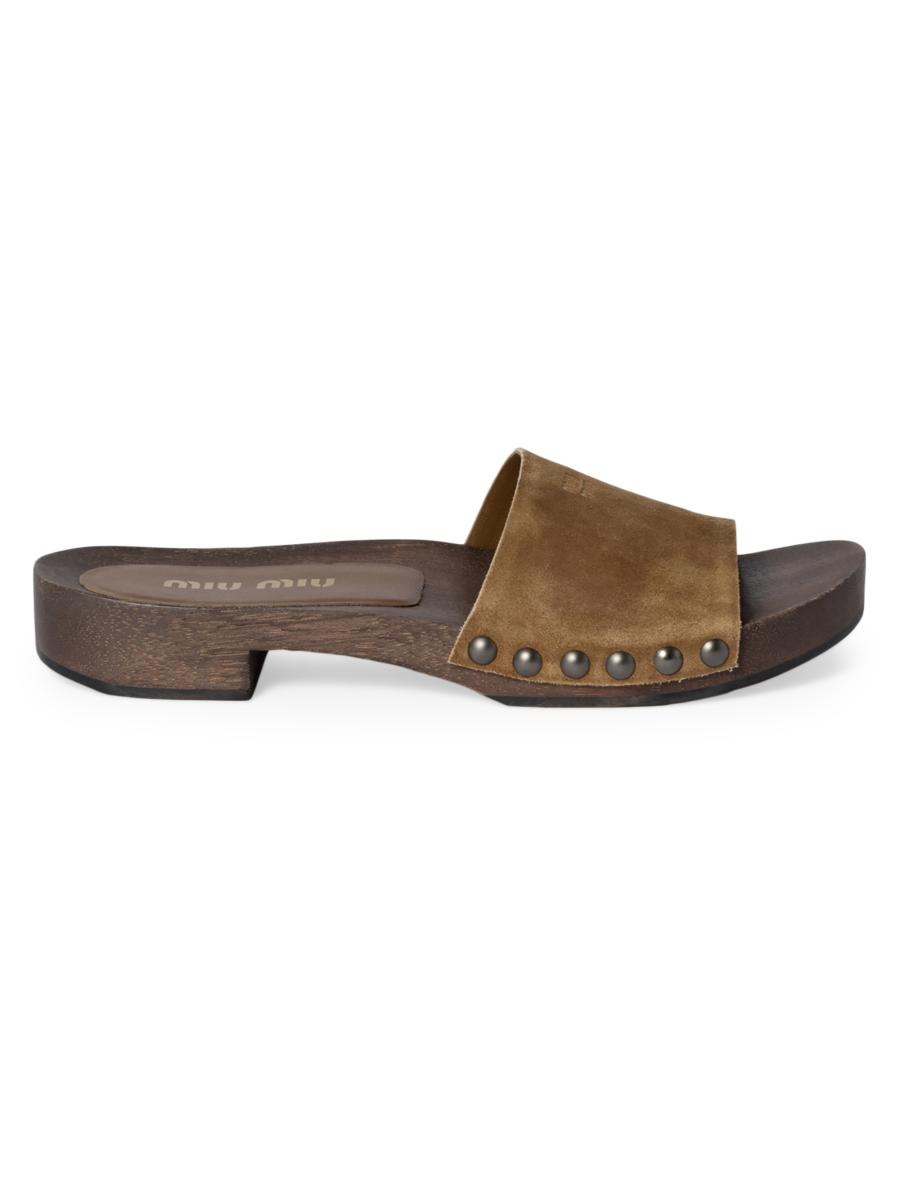MiuMiu Faded suede slippers 関税込 ミュウミュウのスリッパ 0400022953338?wid=900