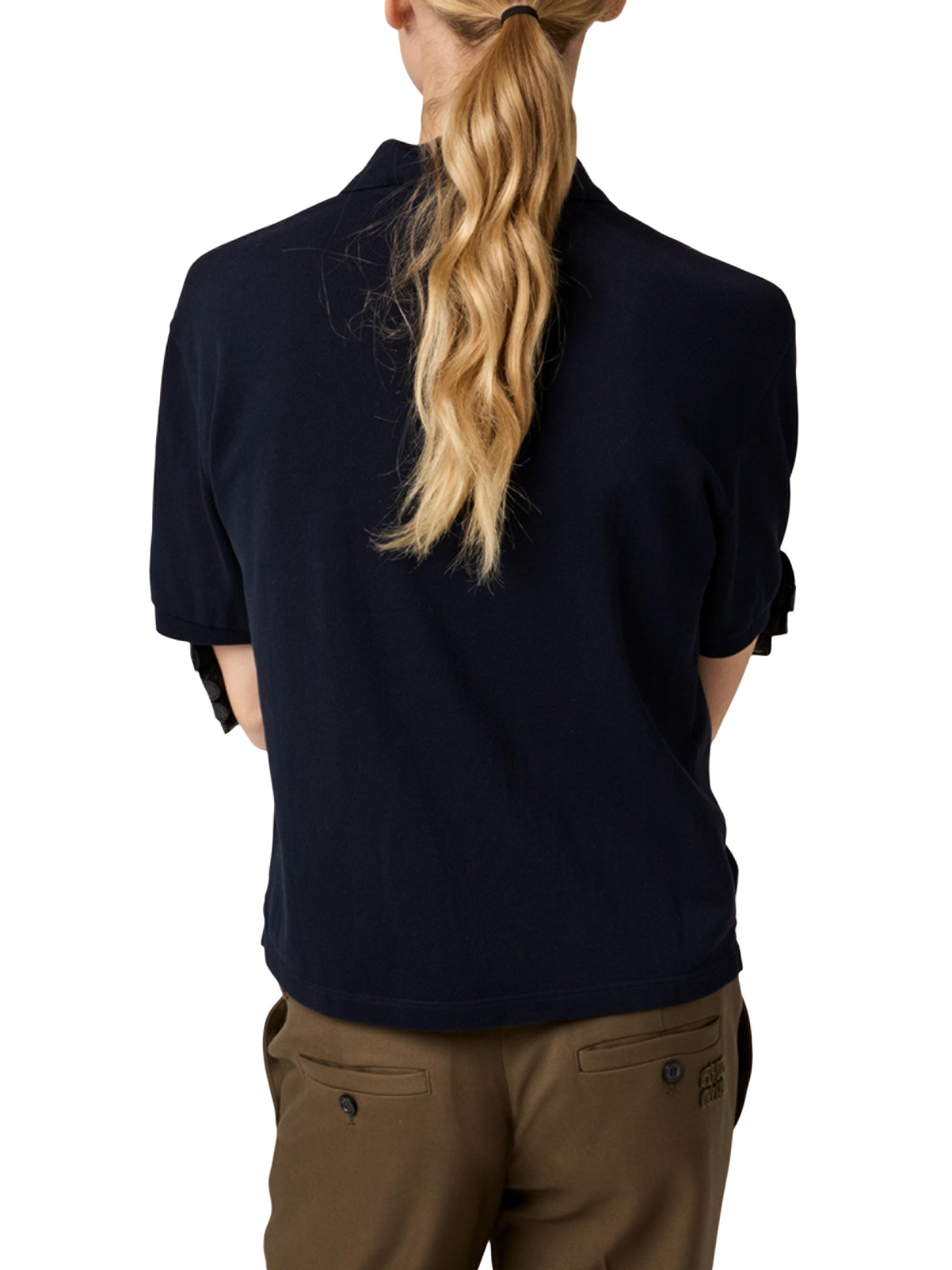 Miu Miu Cotton Piqué Polo Shirt | Saks Fifth Avenue