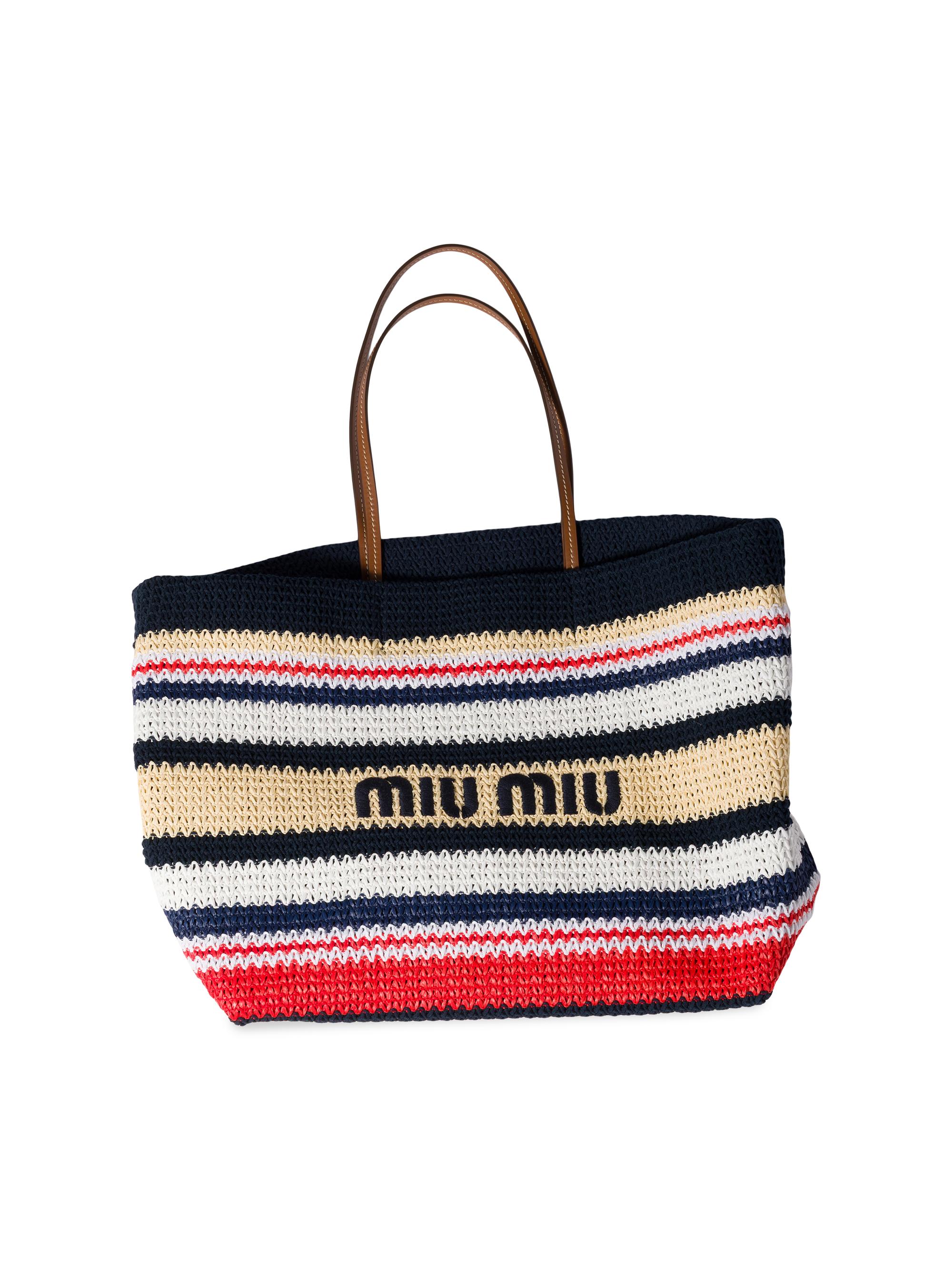 MIU MIU バッグ Miu Miu Leather Square Zip Bag with Handles and Shoulder Strap