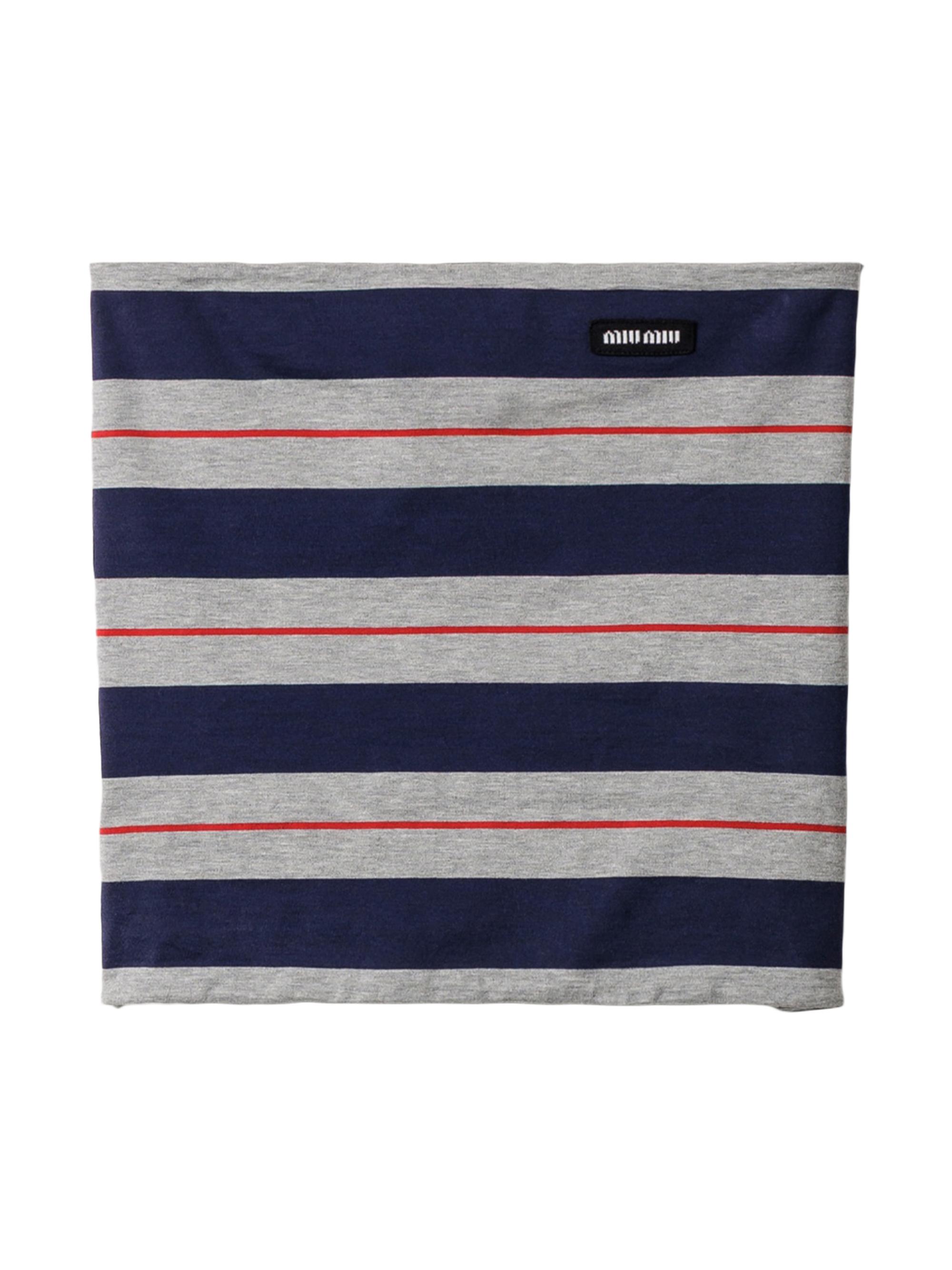 Miu Miu Women's Striped Jersey Top - Green