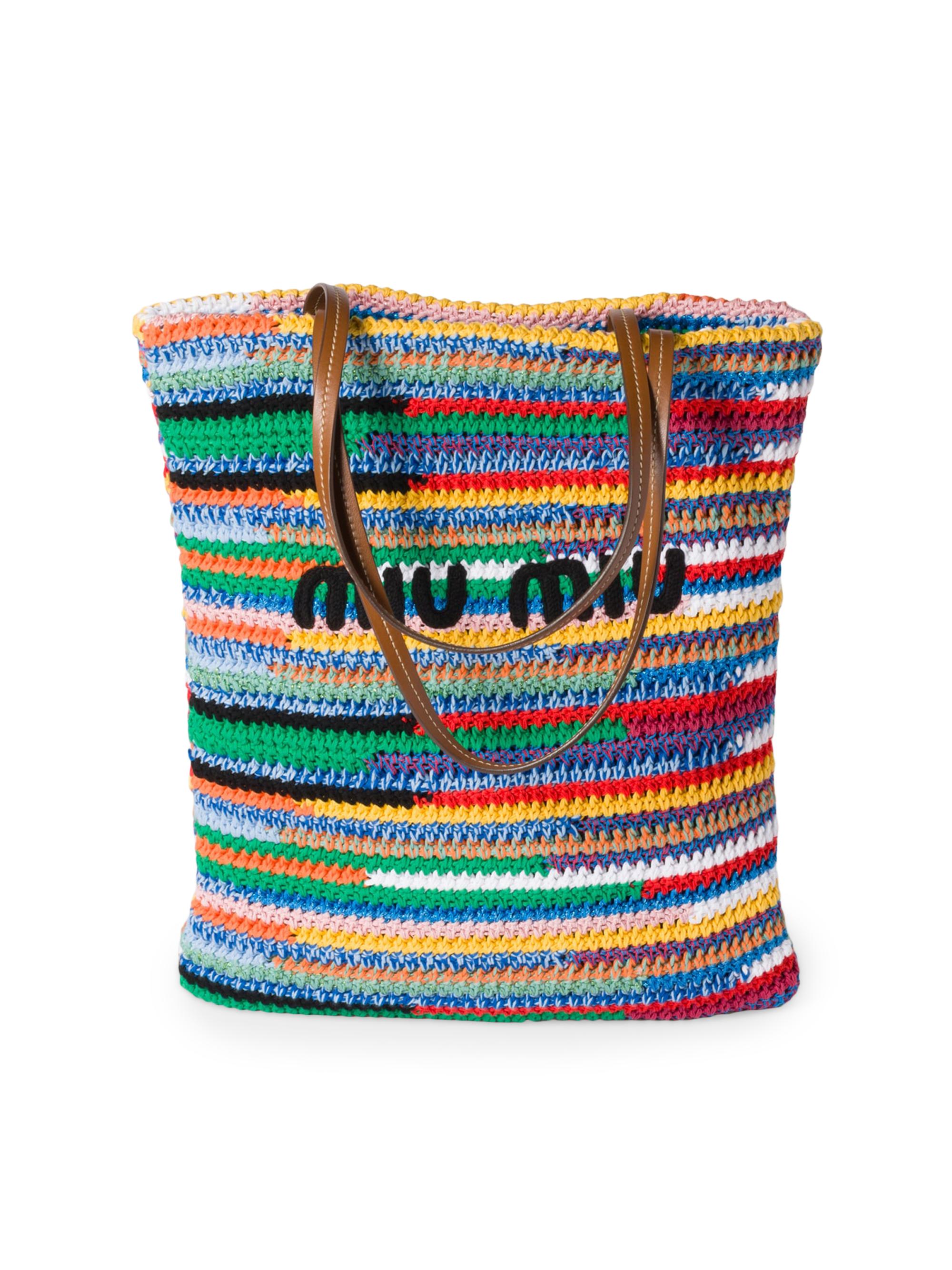 【専用‐チェリー様】miu miu　MIU MIU トートバッグ Miu Miu Crochet Tote Bag | Saks Fifth Avenue