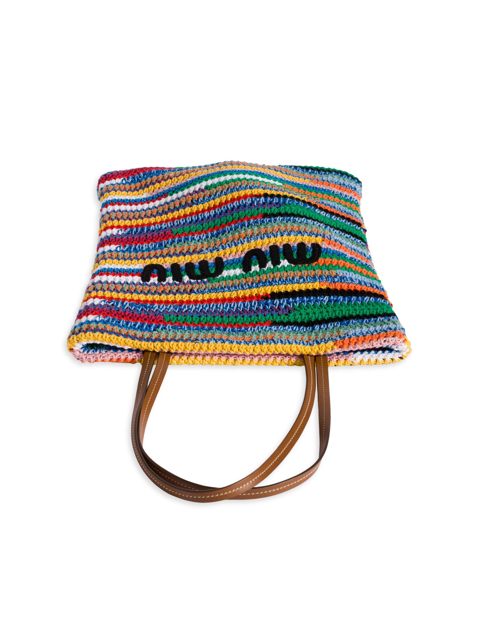 Miu Miu Crochet Tote Bag | Saks Fifth Avenue