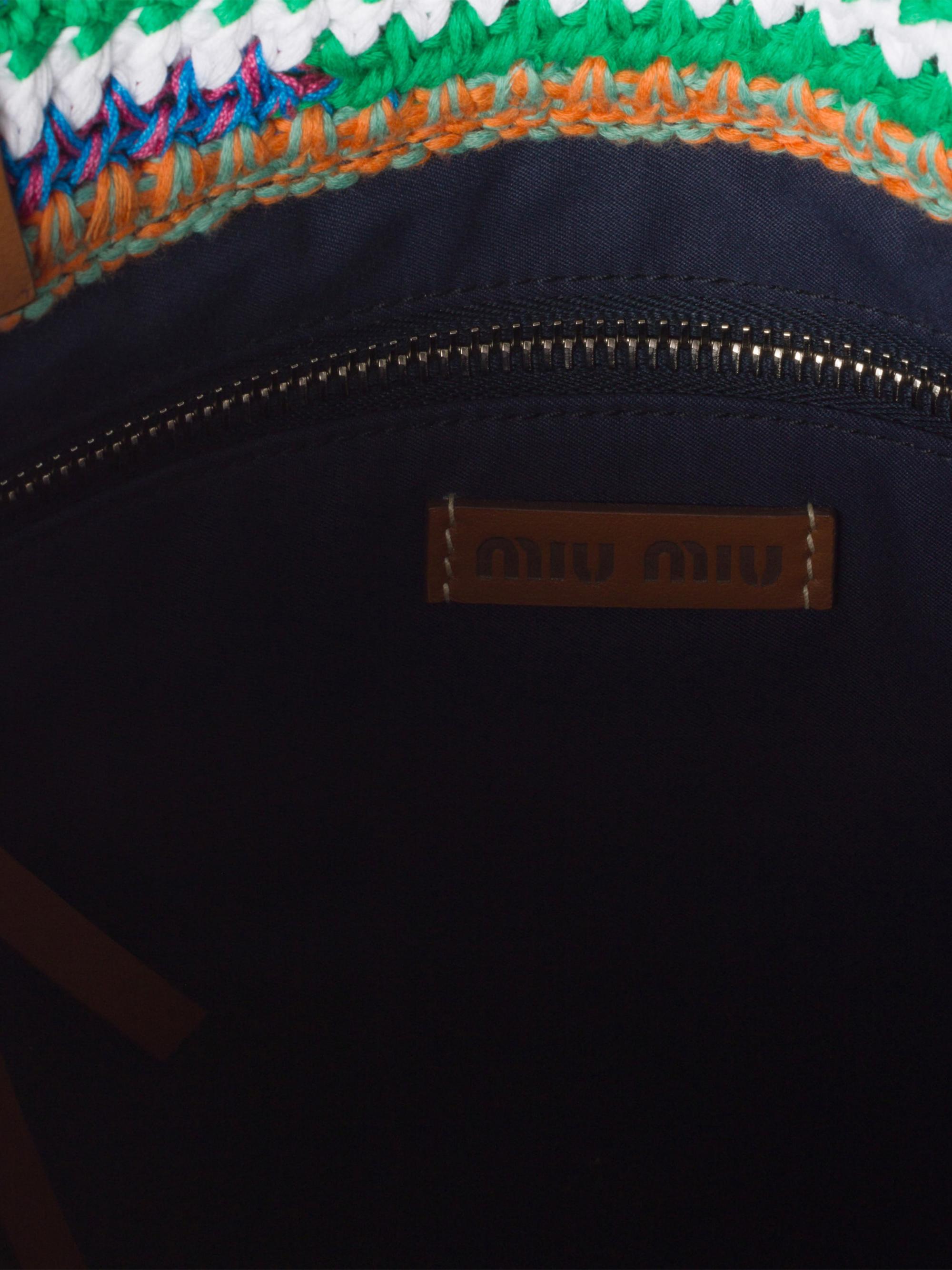 Miu Miu Crochet Tote Bag | Saks Fifth Avenue