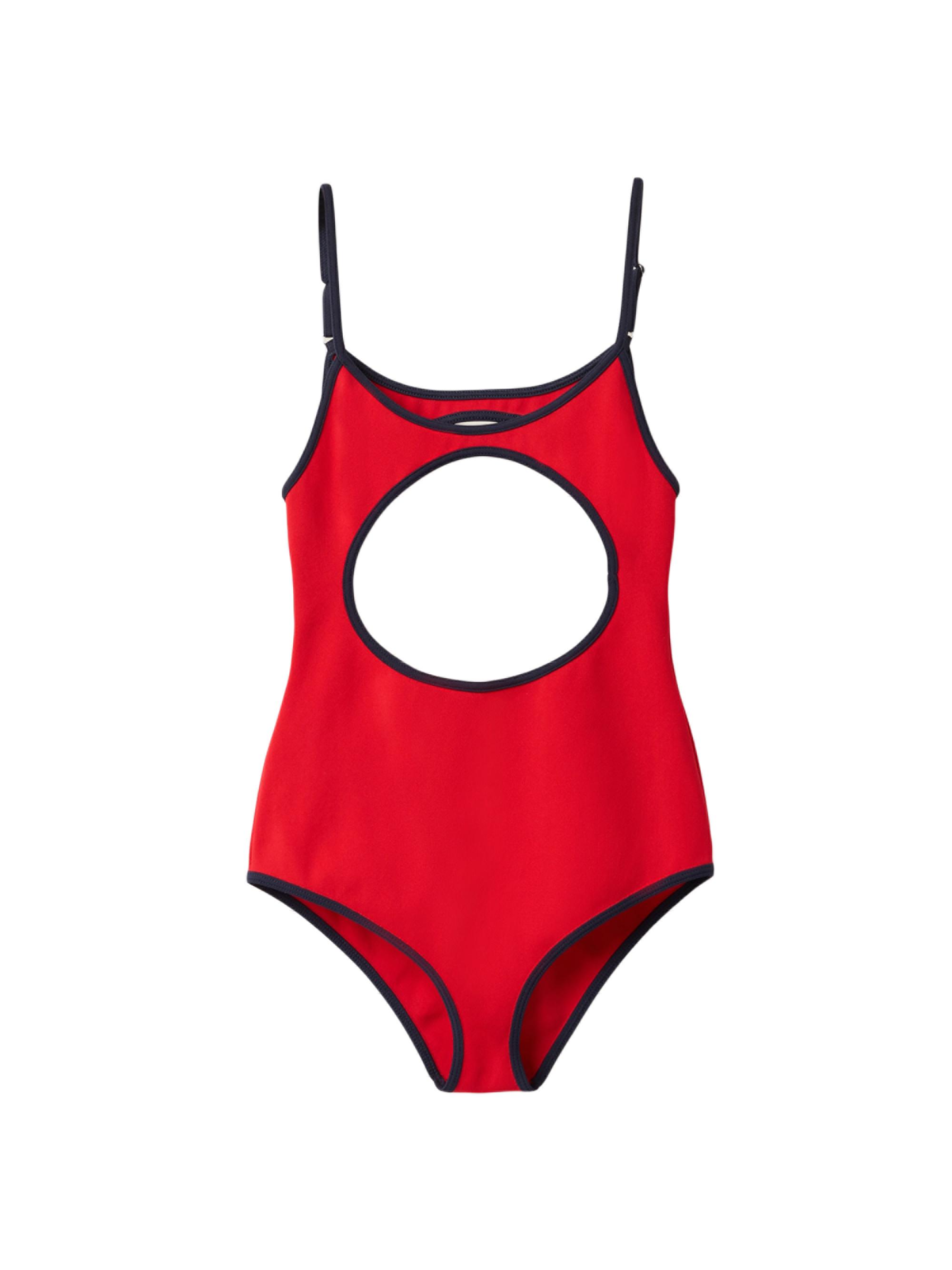 Miu Miu Women's Technical Knit Swimsuit - Red