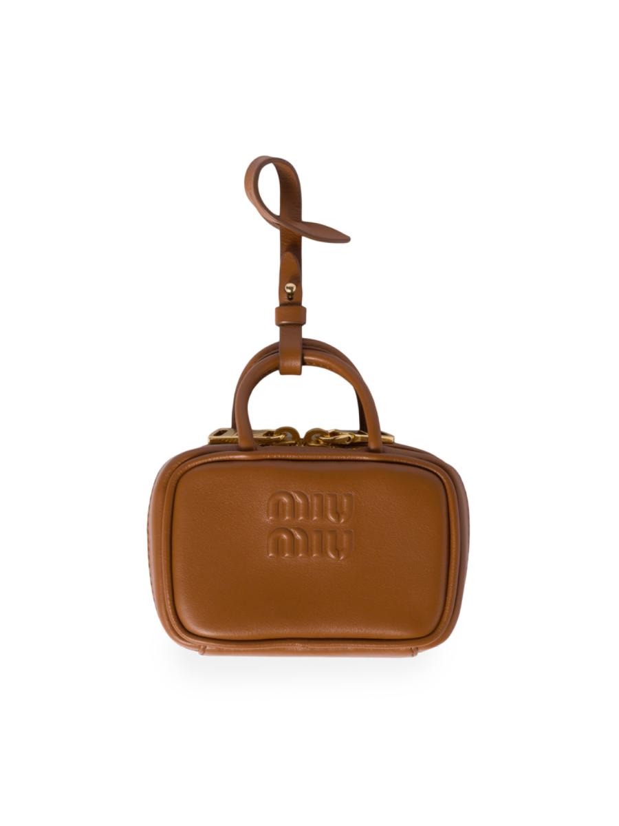 Miu Miu Leather Trick Mini Bag | Saks Fifth Avenue