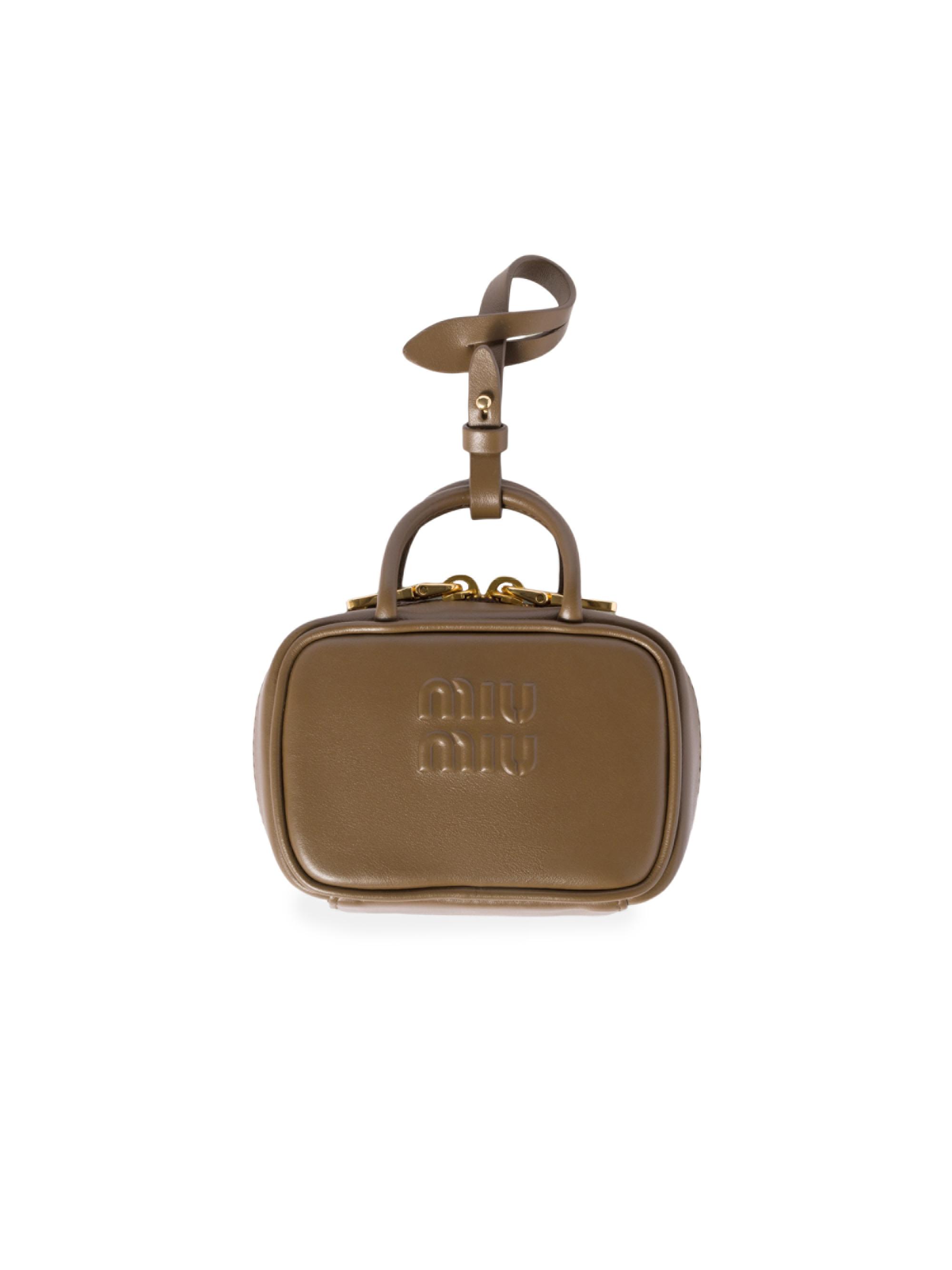 Miu Miu Women's Leather Trick Mini Bag - Green - Women's Bags