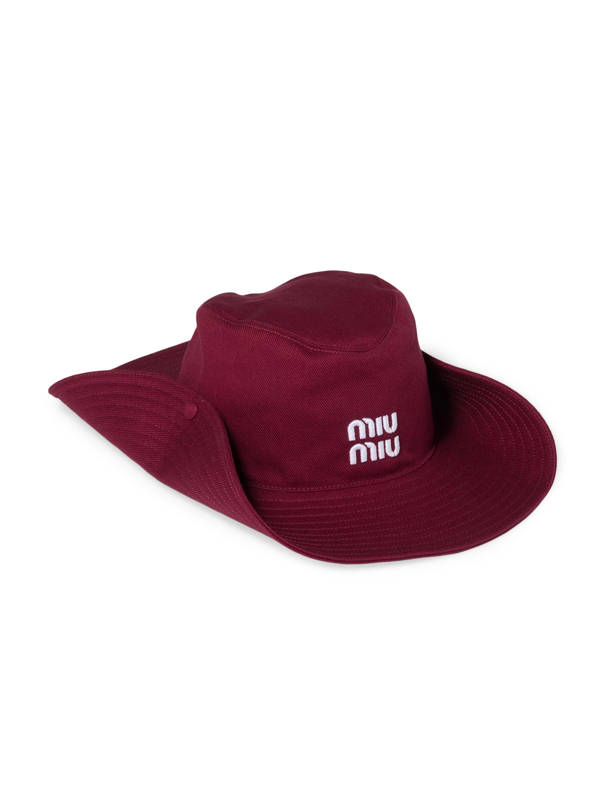 Miu Miu Drill Cowboy Hat | Saks Fifth Avenue