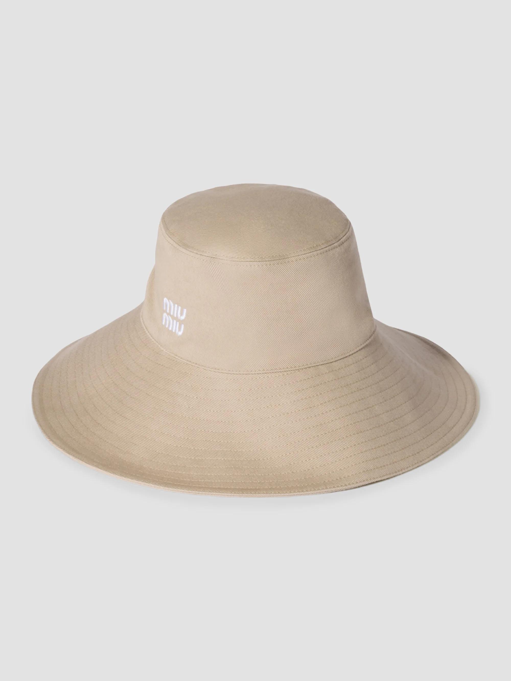 Denim bucket hat miumiu バケハ デニム Miu bucket hat s -